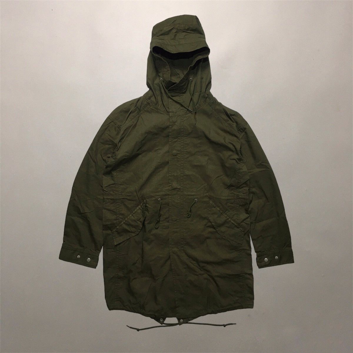 image of Tornado Mart Parka Jacket in Army Green, Men's (Size Large)