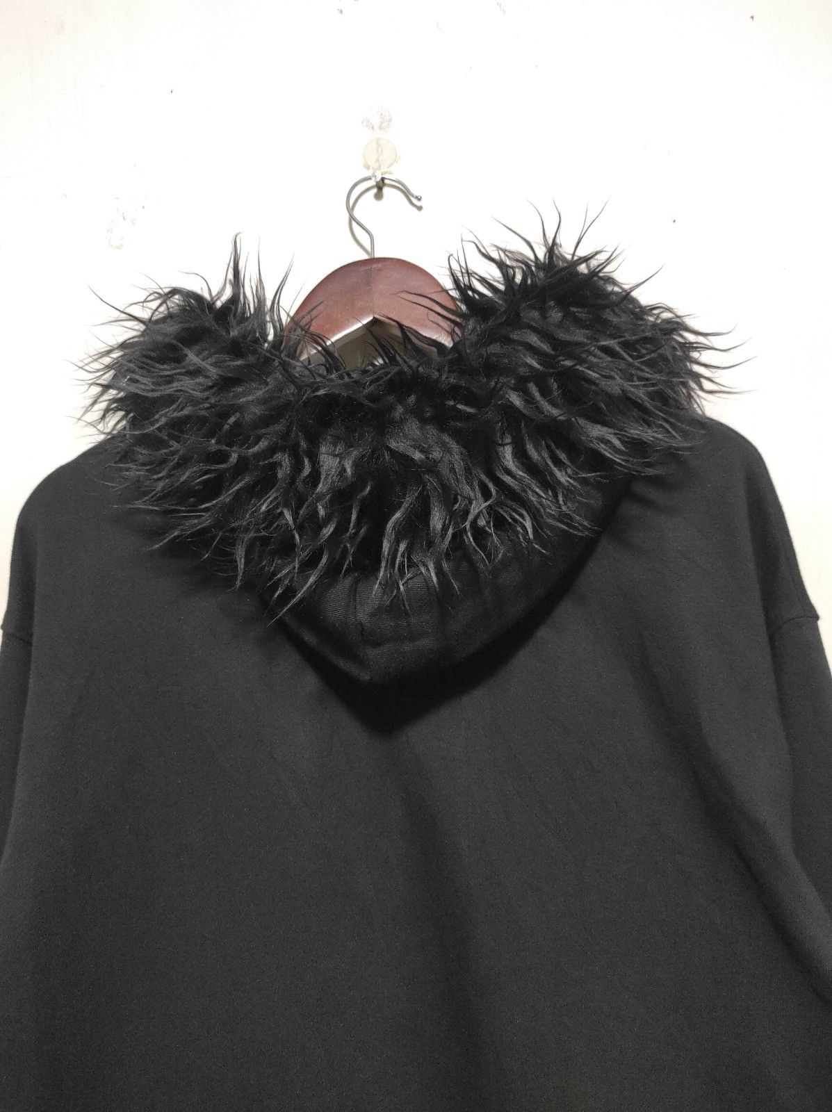 Japanese Brand MD black UK flag zip fur hoodie ifsix LGB style Size US L / EU 52-54 / 3 - 12 Thumbnail