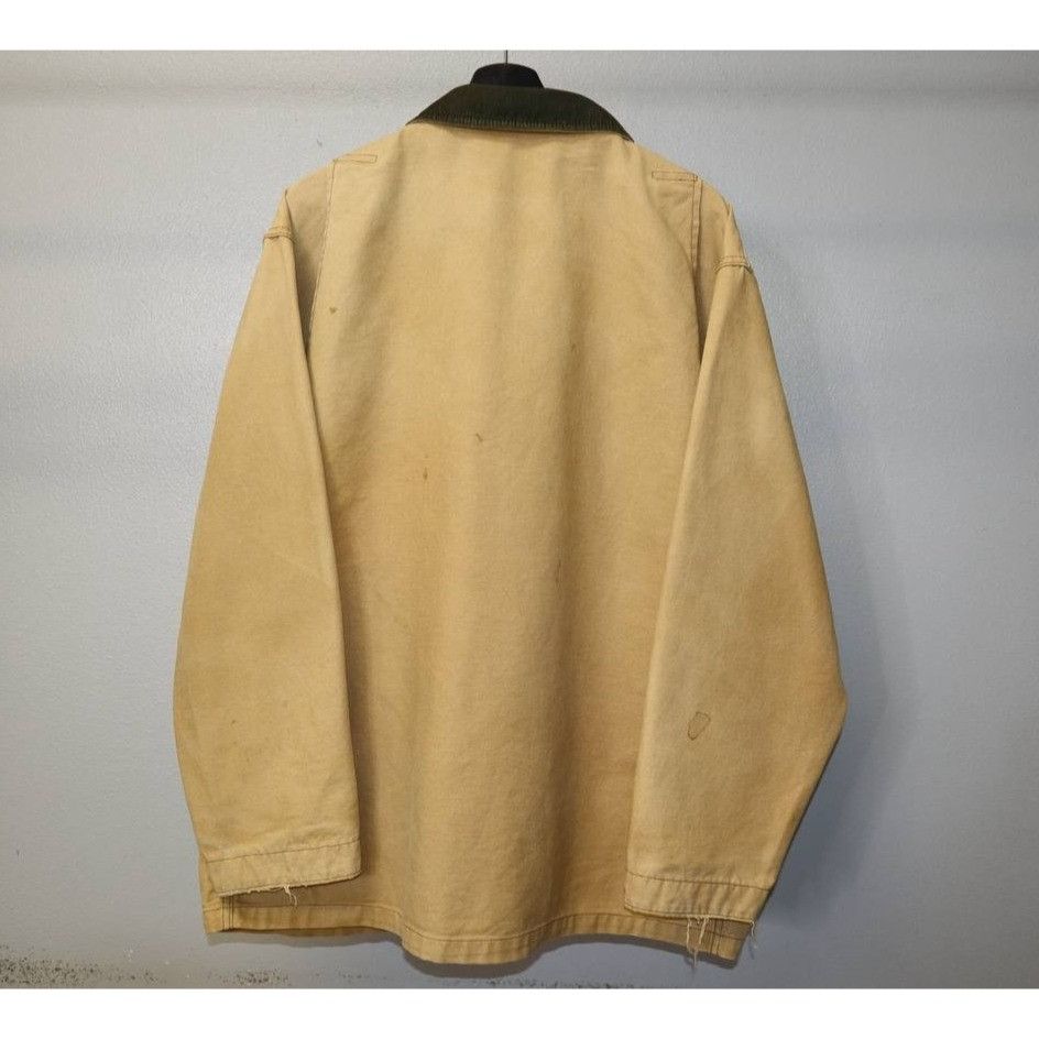 L.L. Bean VINTAGE 90s LL Bean Men's Beige Chore Jacket Size US L / EU 52-54 / 3 - 2 Thumbnail