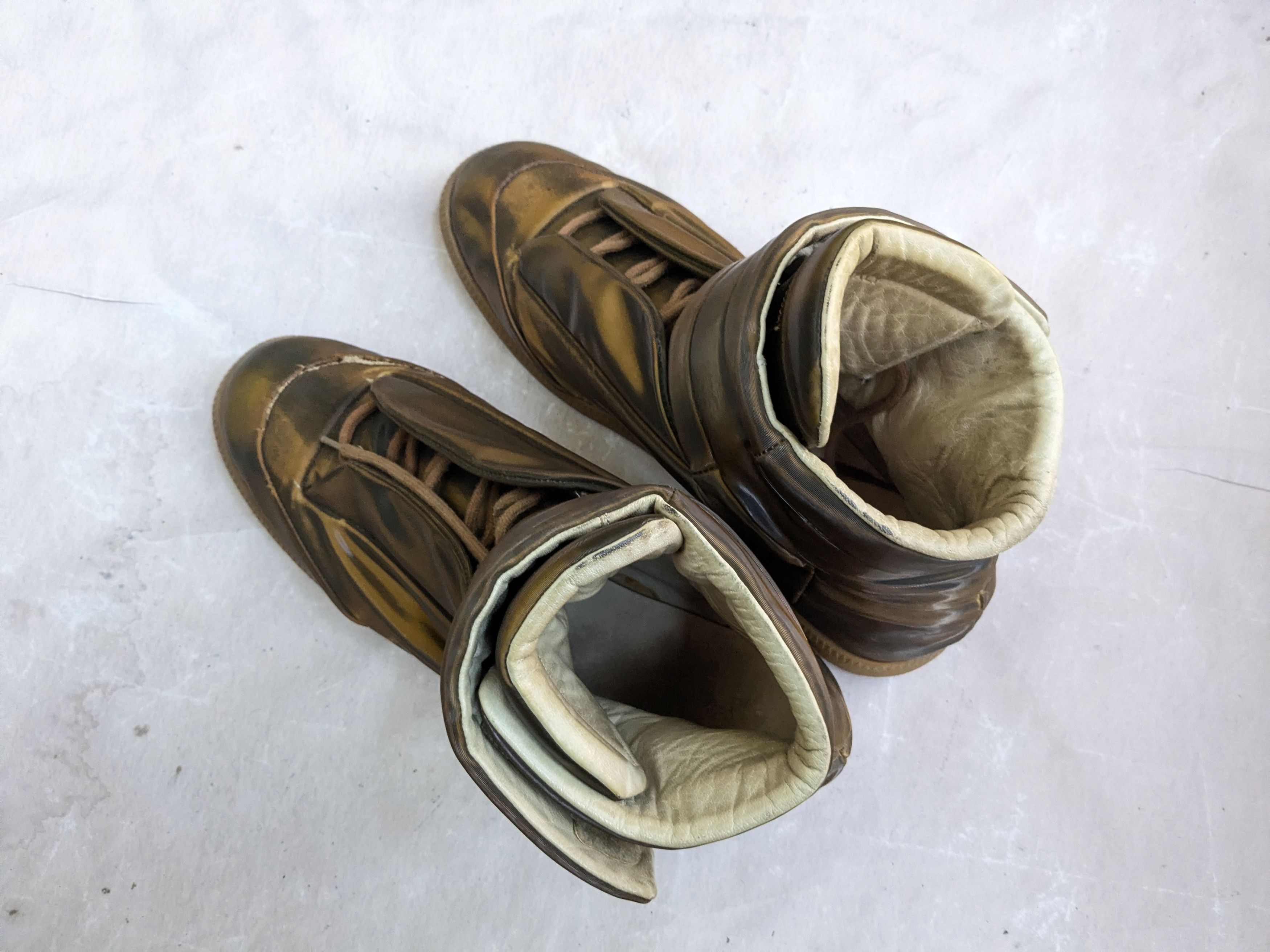 Maison Margiela Maison Margiela Future Gold 13 46 High Tops Size US 13 / EU 46 - 17 Thumbnail