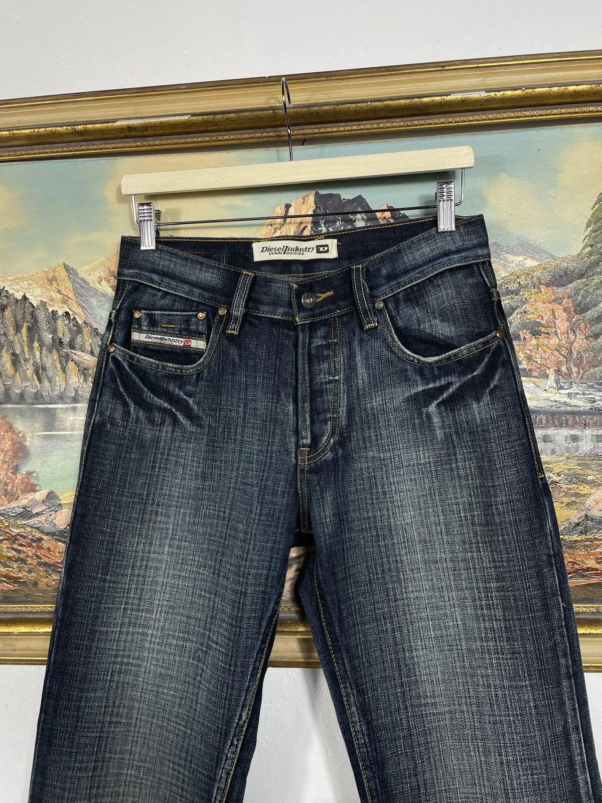 Diesel × If Six Was Nine × Vintage Diesel Vintage Y2k Flare Boot Cut Denim Jeans Trousers Pants Size 30" / US 8 / IT 44 - 5 Thumbnail