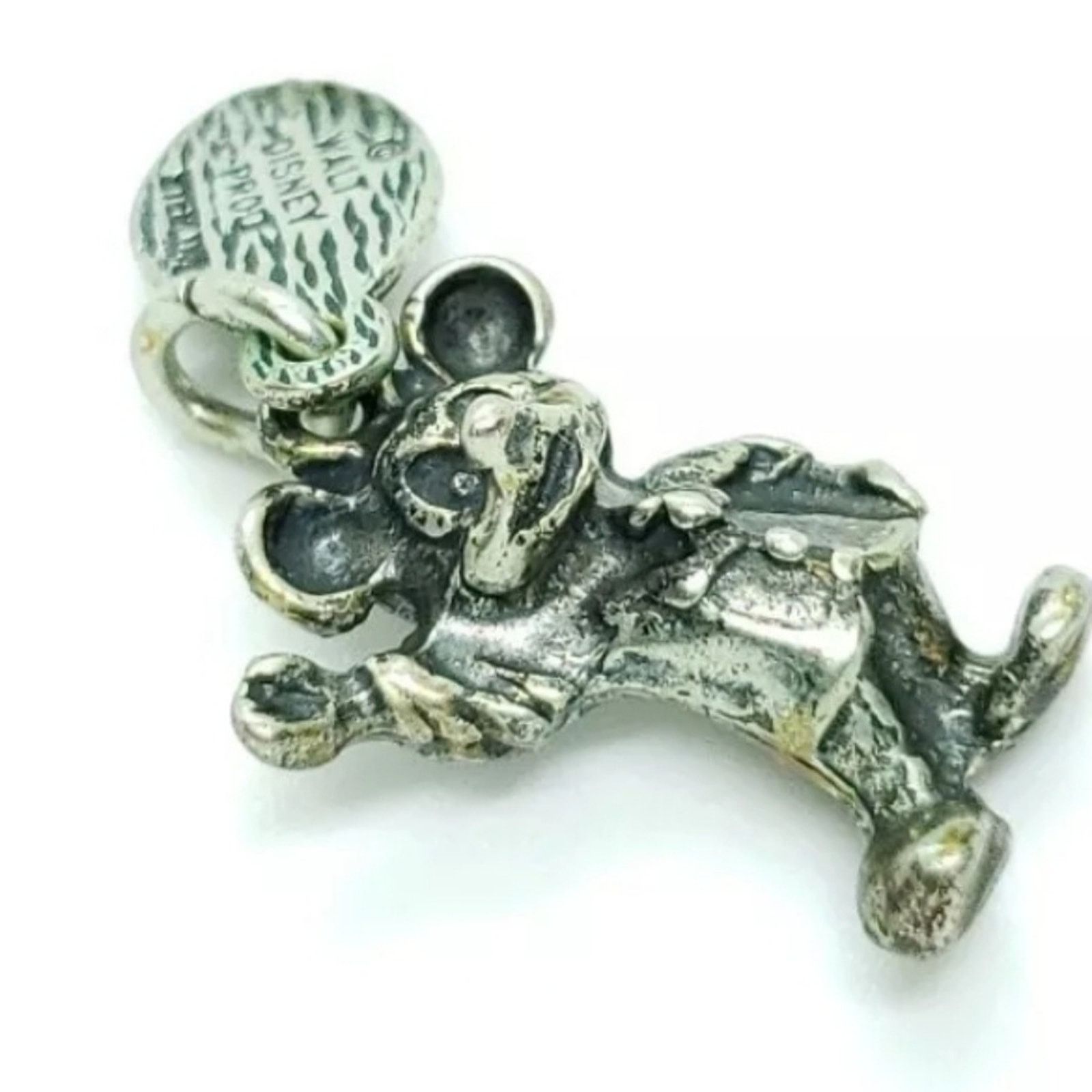 Disney Vintage Sterling Silver 3D Mickey Charm Size ONE SIZE - 2 Thumbnail
