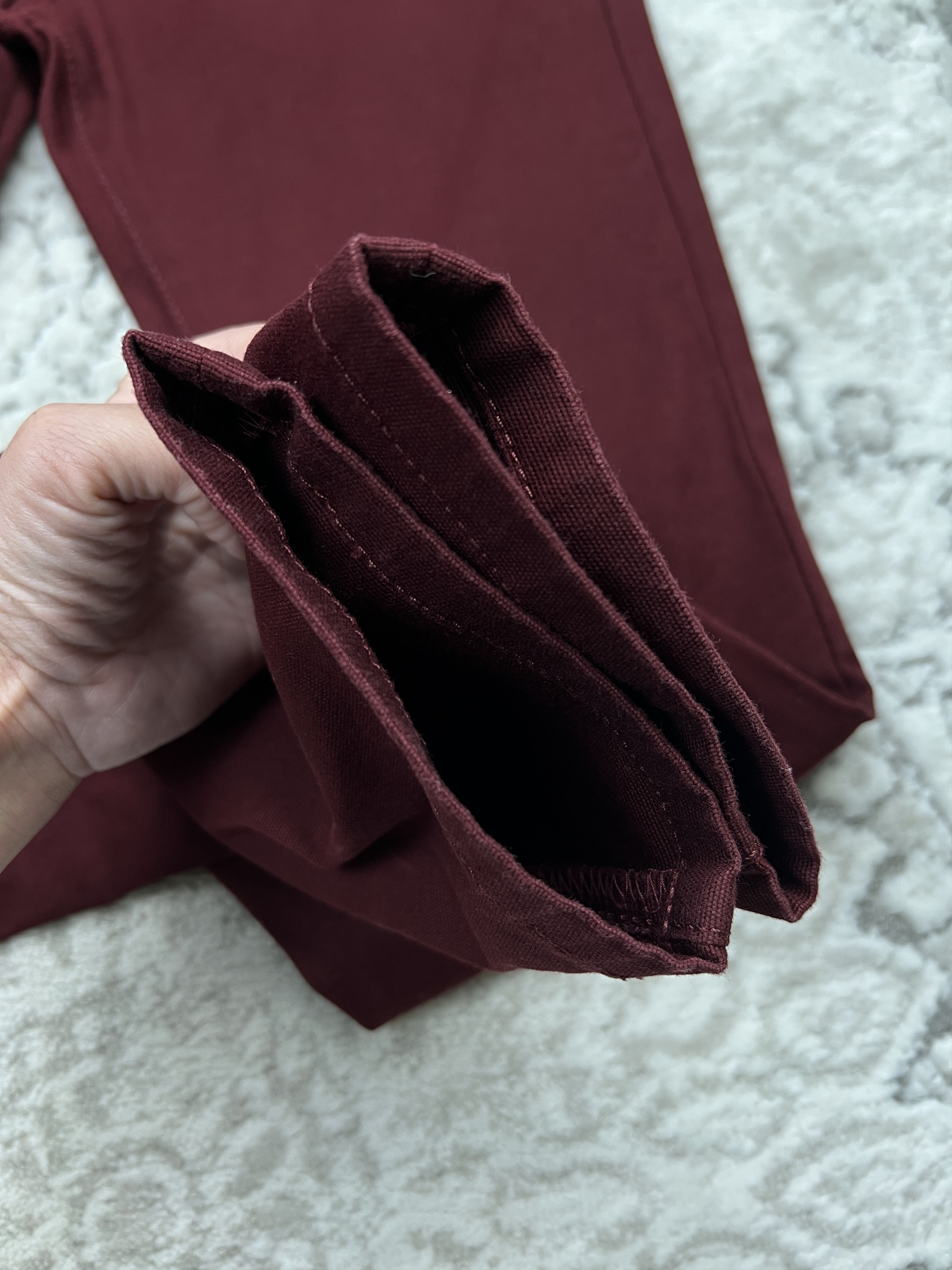 Carhartt Wip Carhartt WIP Rebel Pant Burgundy Stretch Slim Fit 31 Size US 31 - 12 Thumbnail