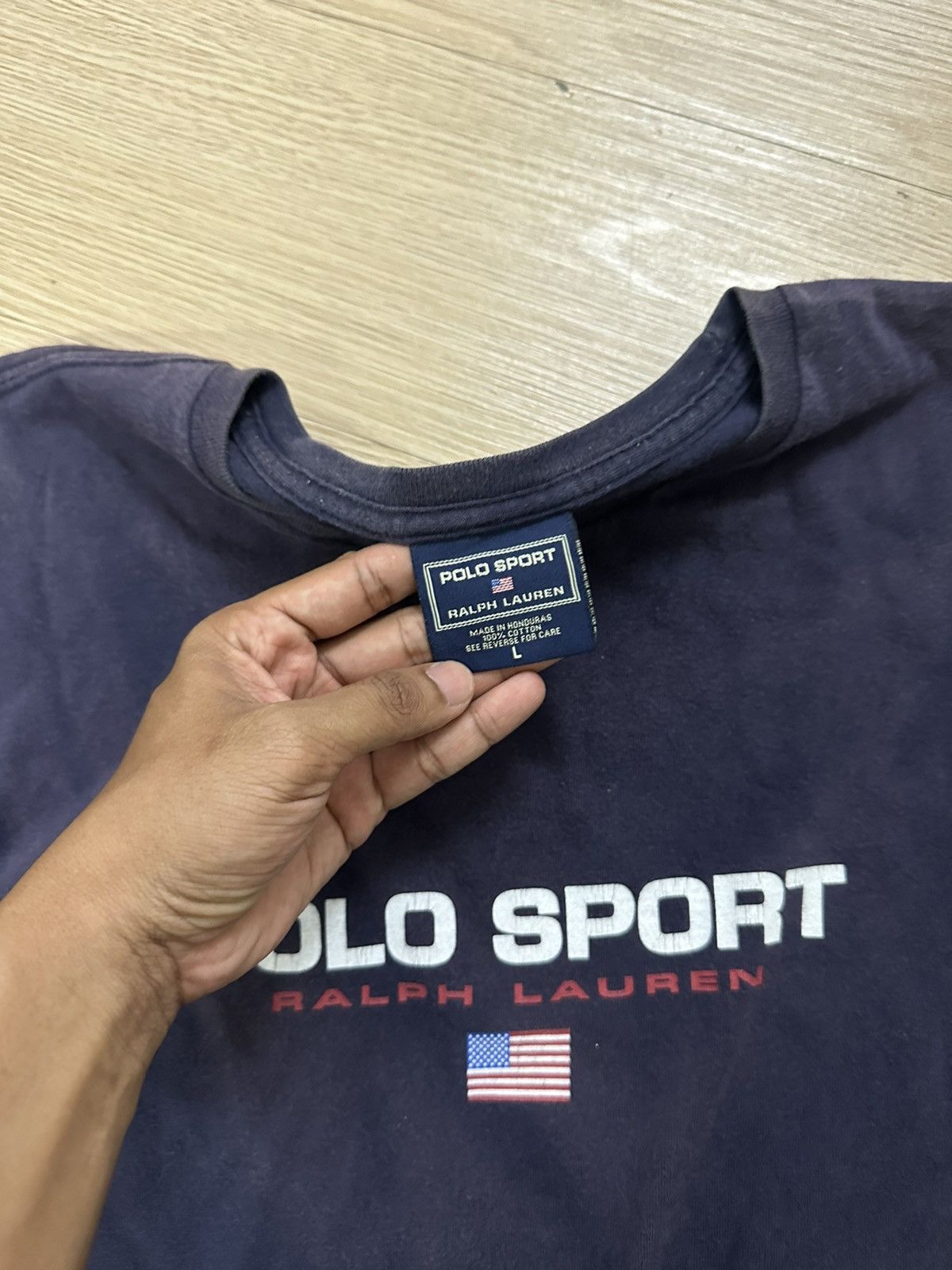 Beauty Beast × Polo Ralph Lauren × Vintage Vintage 90’s Polo Sport Ralph Lauren Sun Faded Tee Size US L / EU 52-54 / 3 - 6 Thumbnail