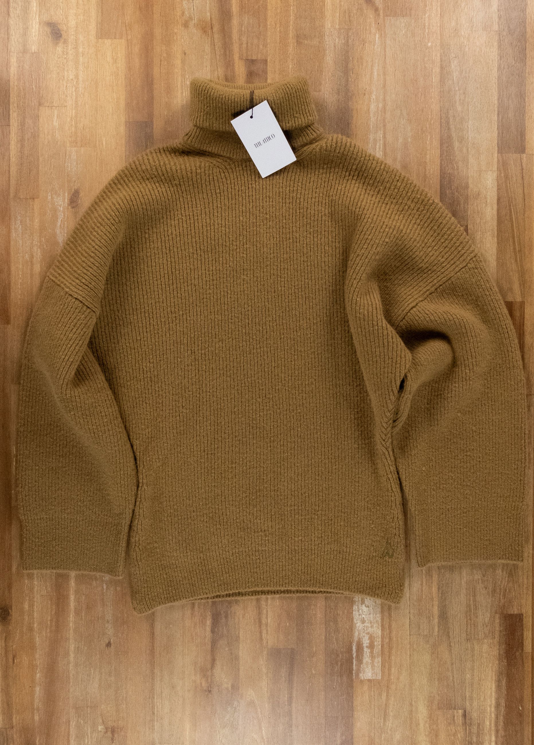The Attico THE ATTICO Grace military green high neck wool sweater 42 Size M / US 6-8 / IT 42-44 - 6 Thumbnail