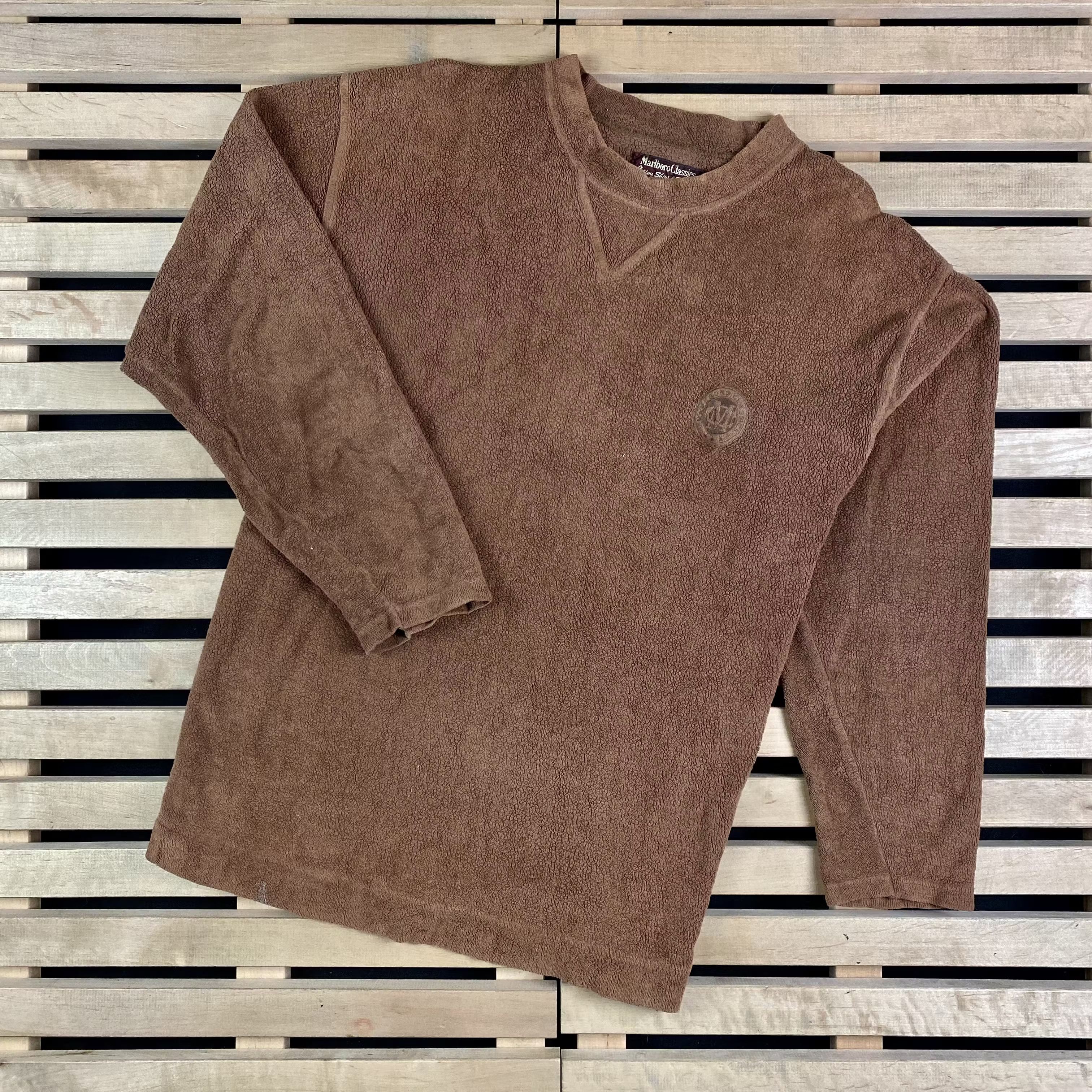 Marlboro Classics × Vintage Mens Fleece Sweatshirt Marlboro Classic Vintage Size S Size US S / EU 44-46 / 1 - 1 Thumbnail