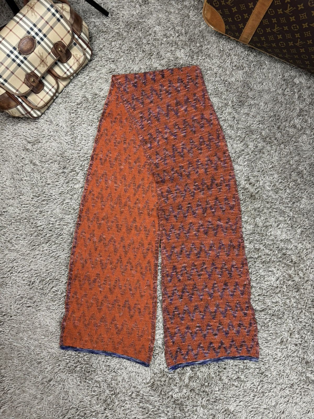 Missoni Vintage rare wool scarf Missoni y2k original luxury item Size ONE SIZE - 3 Thumbnail