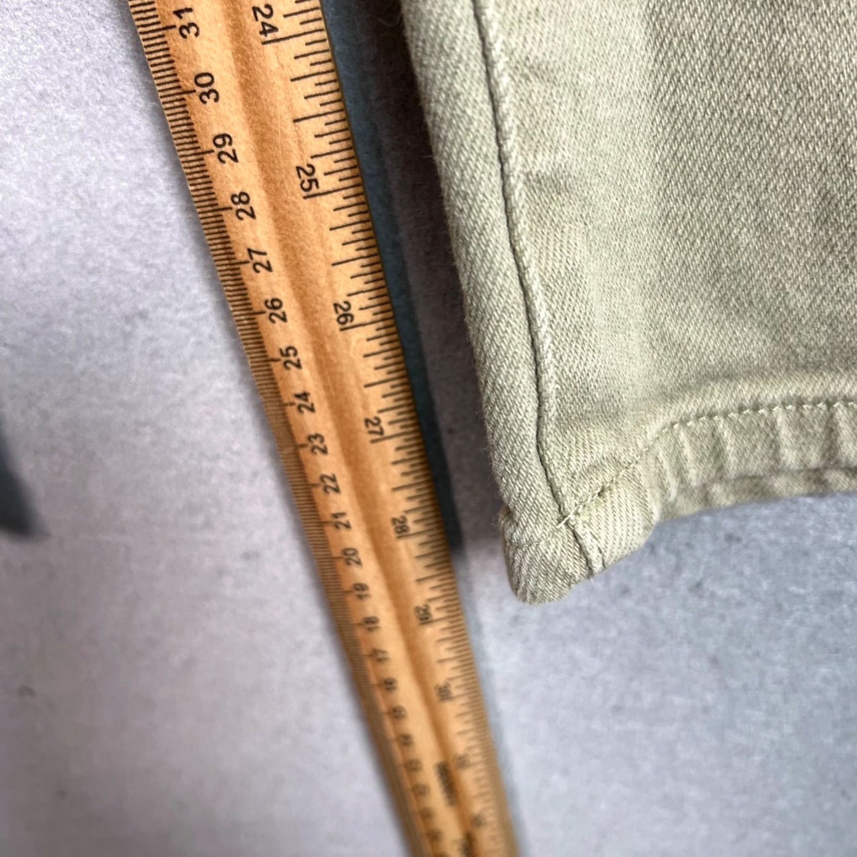 Vintage VINTAGE Wilfred Free High-Waisted Straight-Leg Pants Womens 0 Beige Cotton Polyester Flat Front 29 in Inseam Womens Size 25" / US 0 / IT 36 - 7 Thumbnail