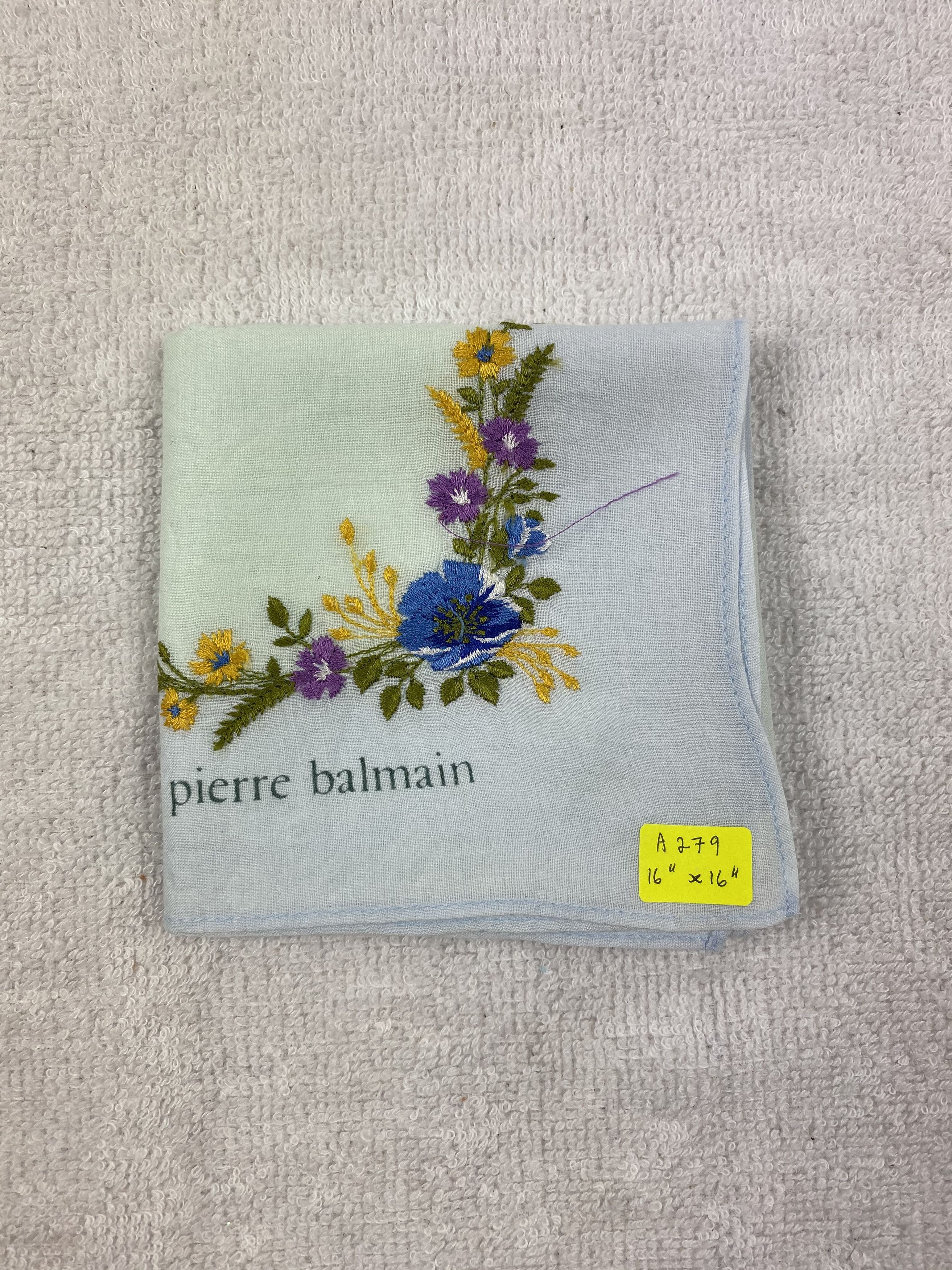 Pierre Balmain × Vintage Pierre Balmain Handkerchief / Bandana / Neckerchief Size ONE SIZE - 7 Thumbnail