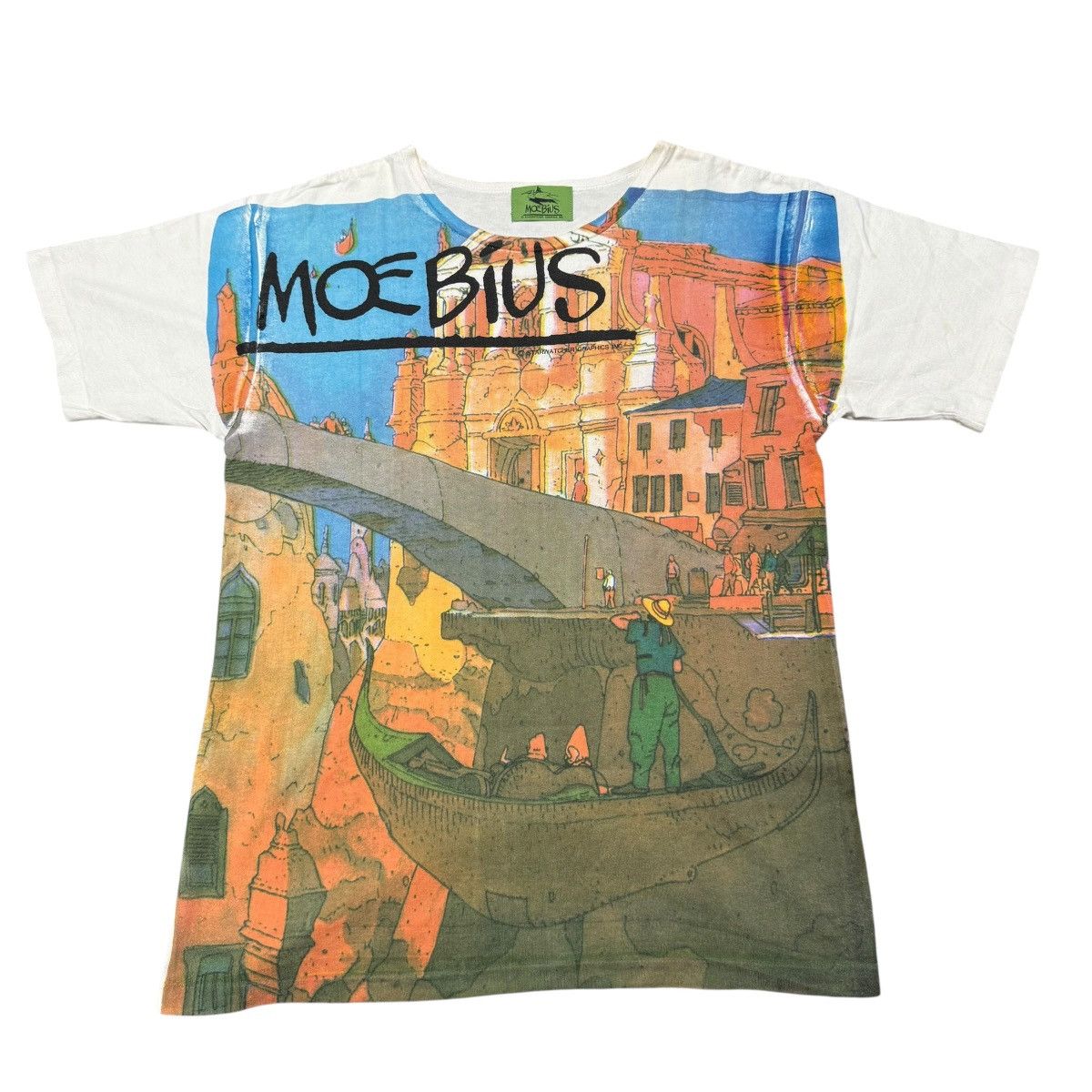 Art Comes First Vintage Jean Giraud Moebius Starwatcher Graphics Art Shirt Size US M / EU 48-50 / 2 - 1 Thumbnail