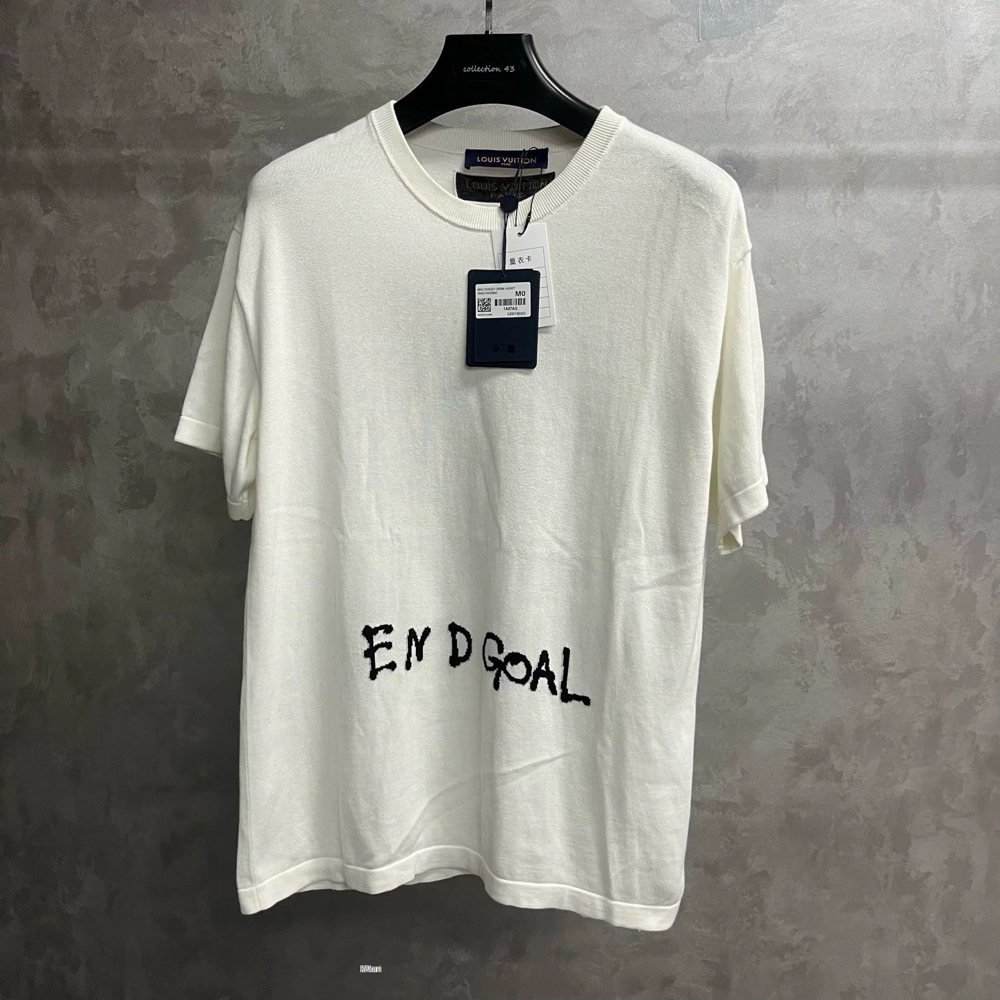 Louis Vuitton Louis Vuitton White Logo Print Short-Sleeve T Size US M / EU 48-50 / 2 - 1 Thumbnail