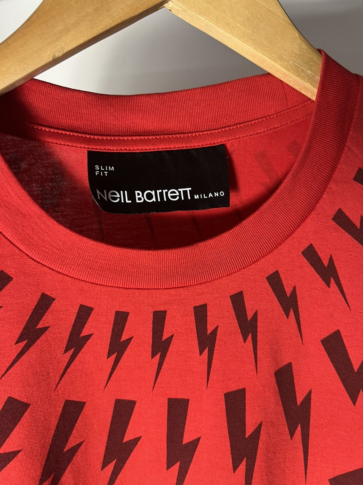 Neil Barrett NEIL BARRETT MILANO THUNDERBOLT PRINTED DESIGNER CASUAL Y2K Size US L / EU 52-54 / 3 - 7 Thumbnail