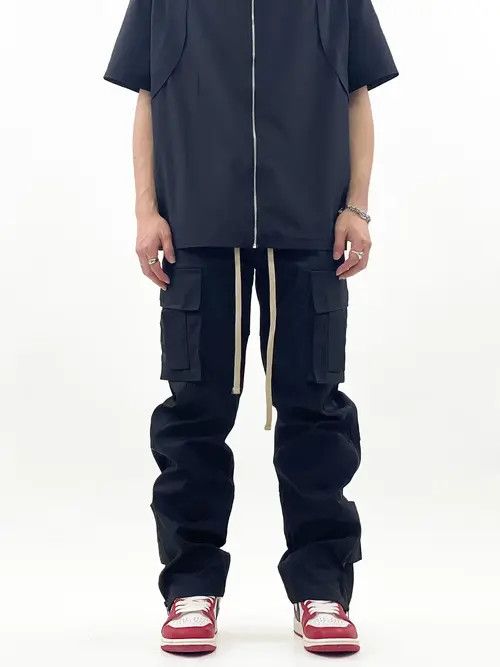 Jean flared military utility cargo pants Size US 30 / EU 46 - 1 Thumbnail