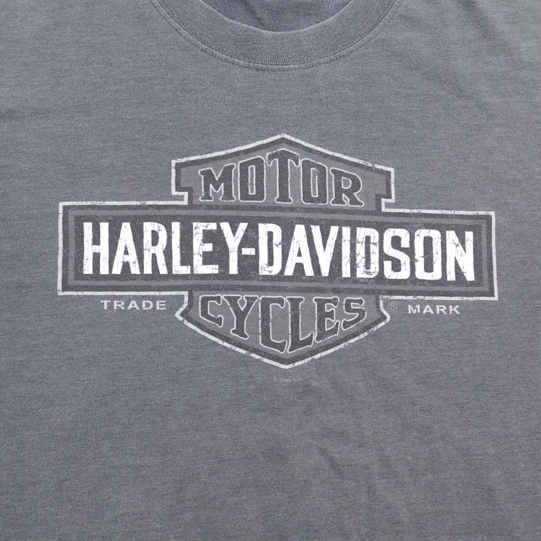 Harley Davidson Harley-Davidson Shirt Mens Medium Gray T-Shirt Biker Motorcycles Georgia Macon Cleveland? Size US M / EU 48-50 / 2 - 2 Thumbnail