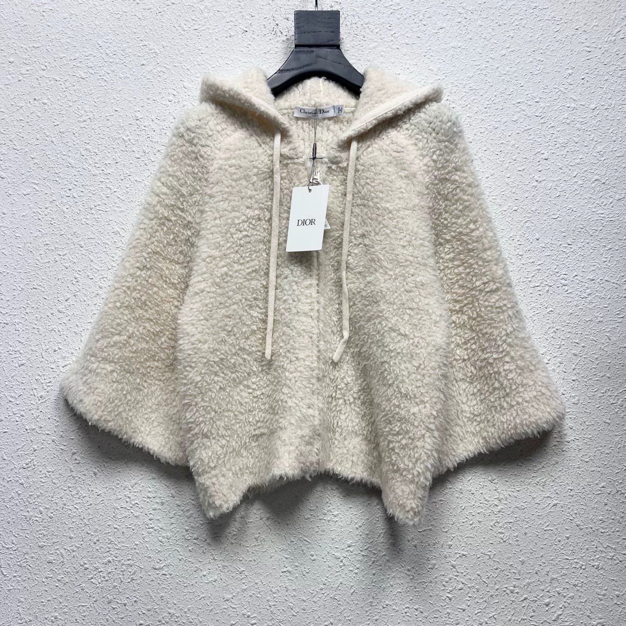 Dior Dior FW22 Logo Print Hooded Teddy Sweater Size S / US 4 / IT 40 - 1 Thumbnail