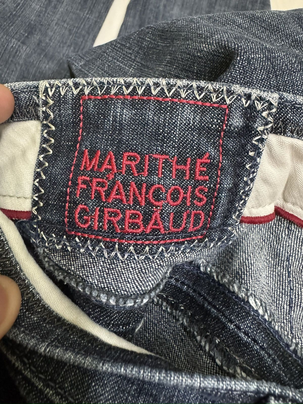 Marithe + Francois Girbaud Vintage Girbaud Y2K Skinny Denim Unique Pocket Design Size US 28 / EU 44 - 12 Thumbnail