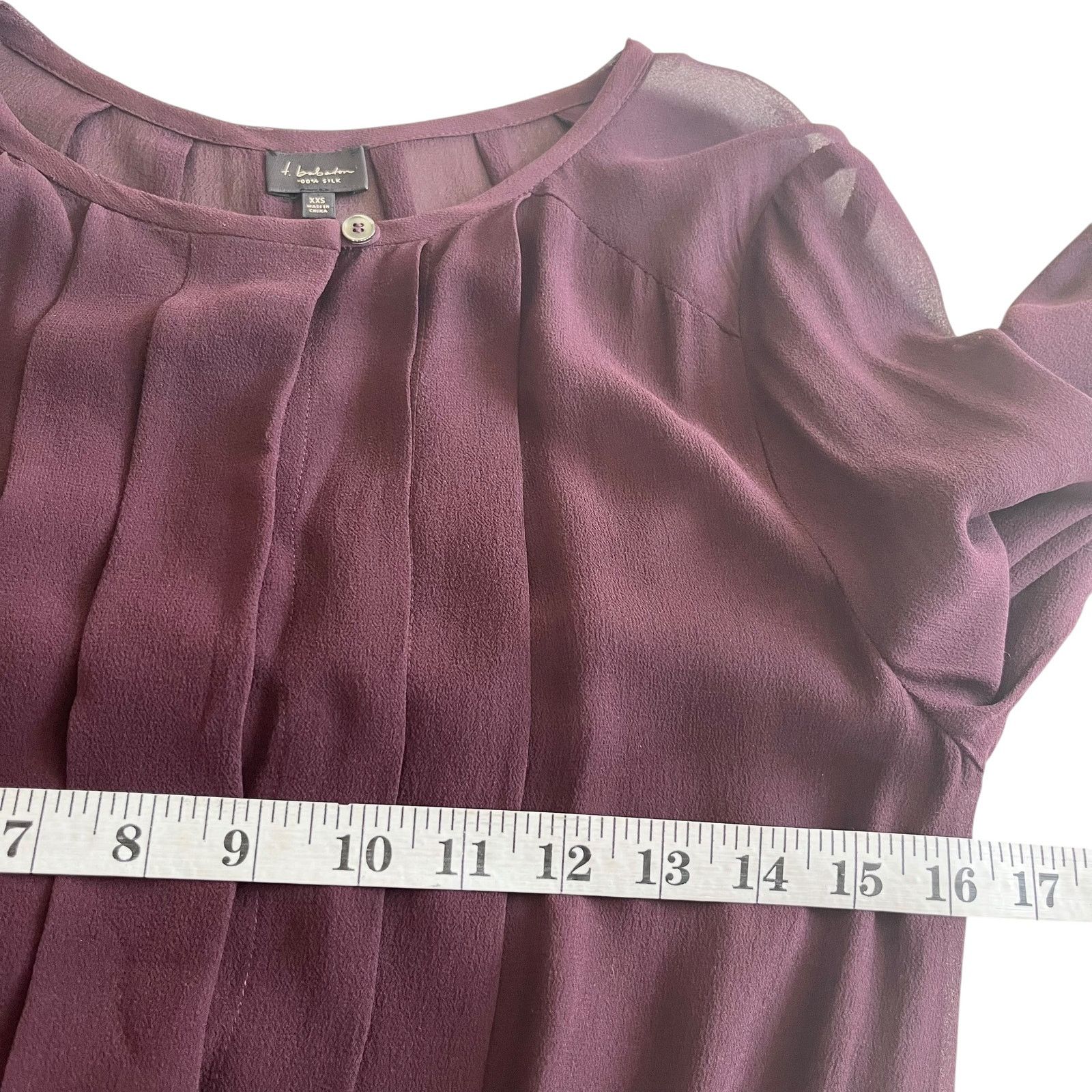 Aritzia Babaton Aritzia Burgundy Pleated Tie Waist Crepe Midi Dress Size XS / US 0-2 / IT 36-38 - 9 Thumbnail