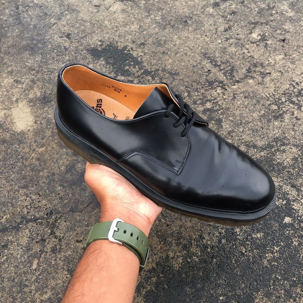 Dr. Martens 💥SOLD💥 Dr Martens MIE Vintage 1461 Black Size US 6 / EU 39 - 6 Thumbnail