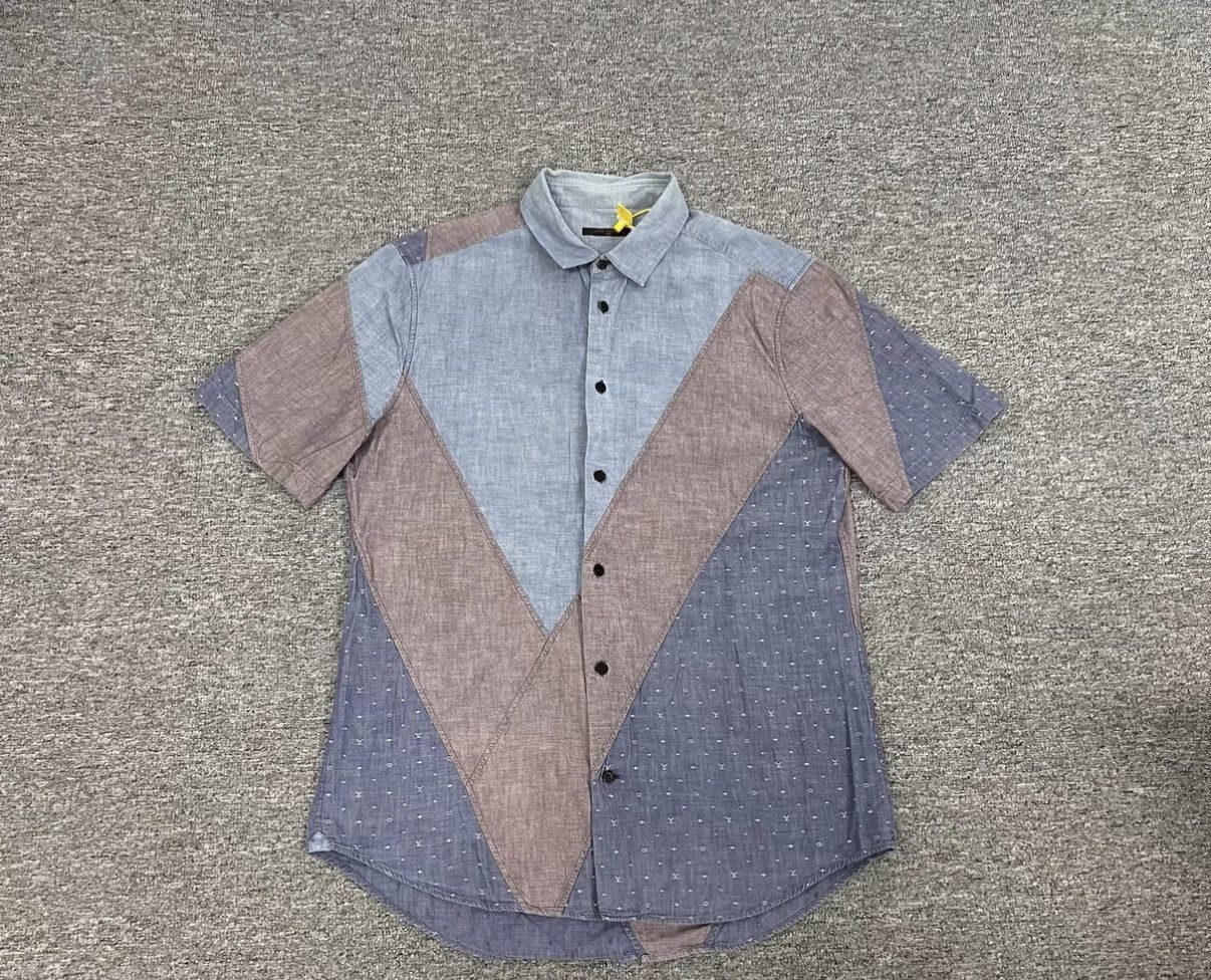 Louis Vuitton Louis Vuitton Short-Sleeve Shirt Size US L / EU 52-54 / 3 - 1 Thumbnail