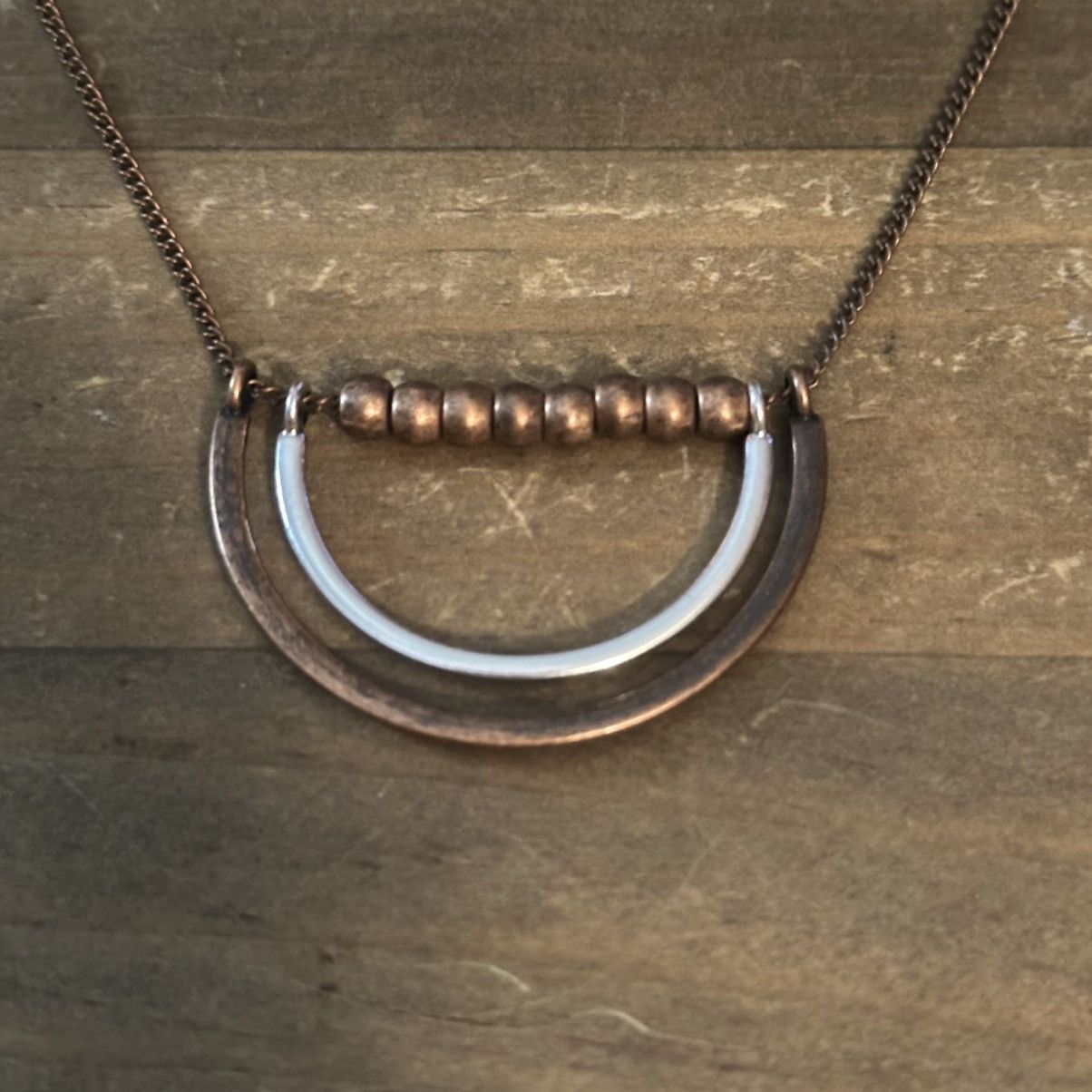 Other Two tone arch and ball beads necklace Size ONE SIZE - 3 Thumbnail
