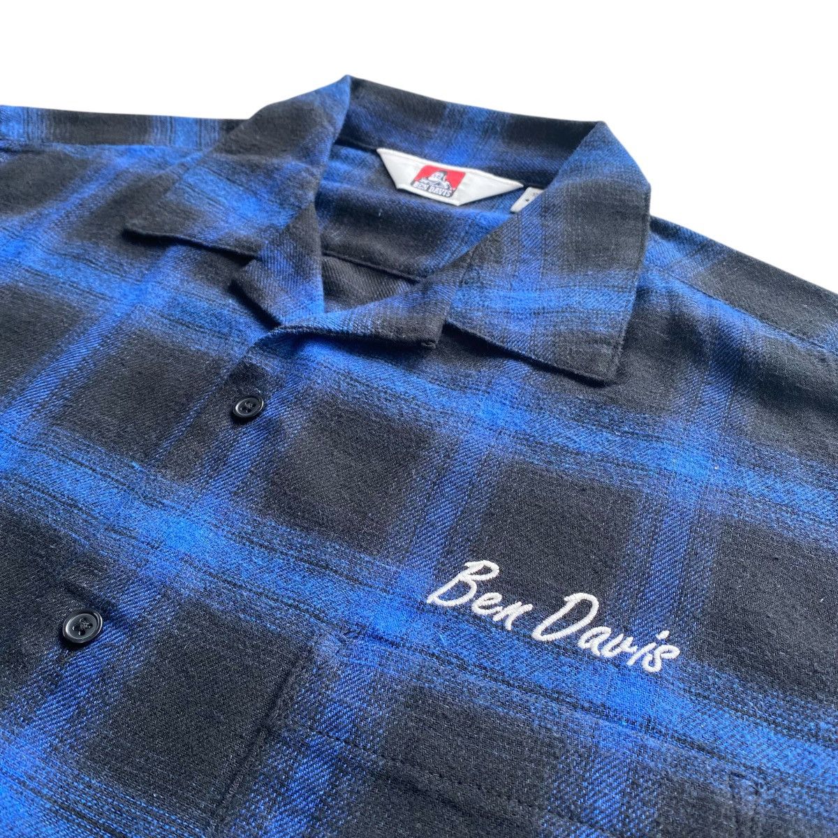 Ben Davis × Japanese Brand Ben Davis Stiched Plaid Shirt Size US L / EU 52-54 / 3 - 2 Thumbnail
