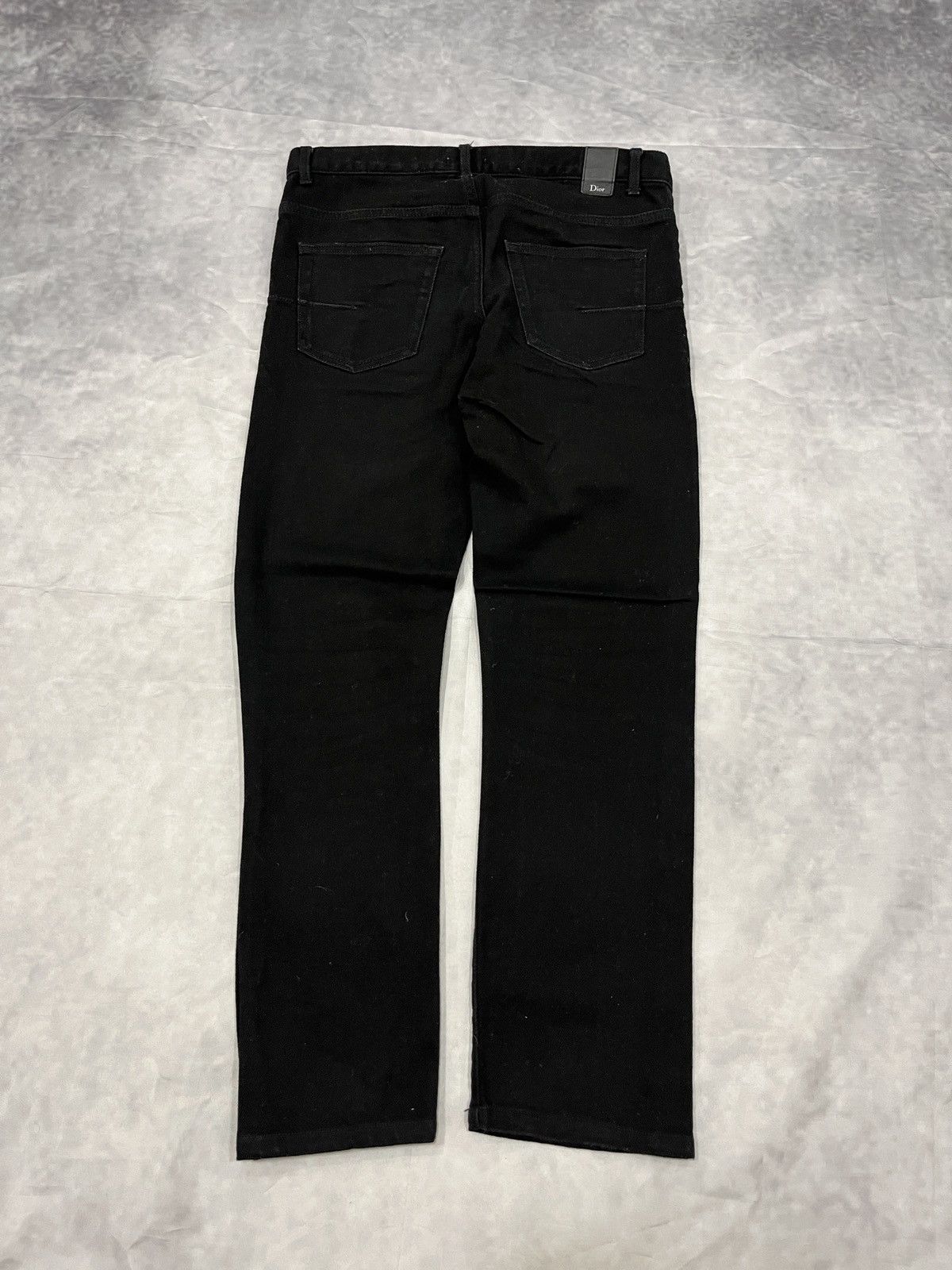 Dior SS18 Dior Homme Kris Van Assche Black 'SLIM 17.5' Denim Size US 30 / EU 46 - 13 Thumbnail