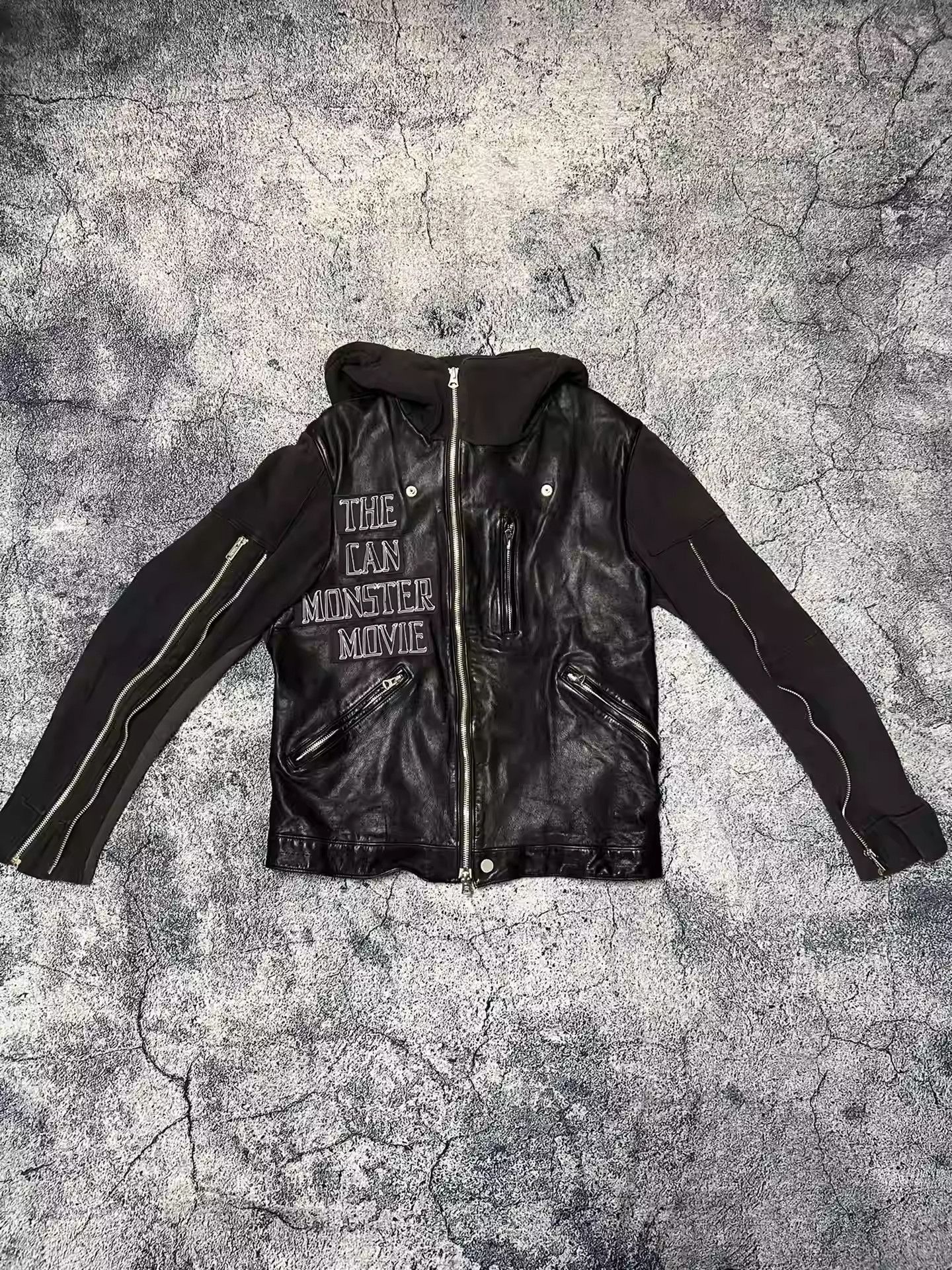 Undercover Undercover Brain Washed Generation Leather Jacket