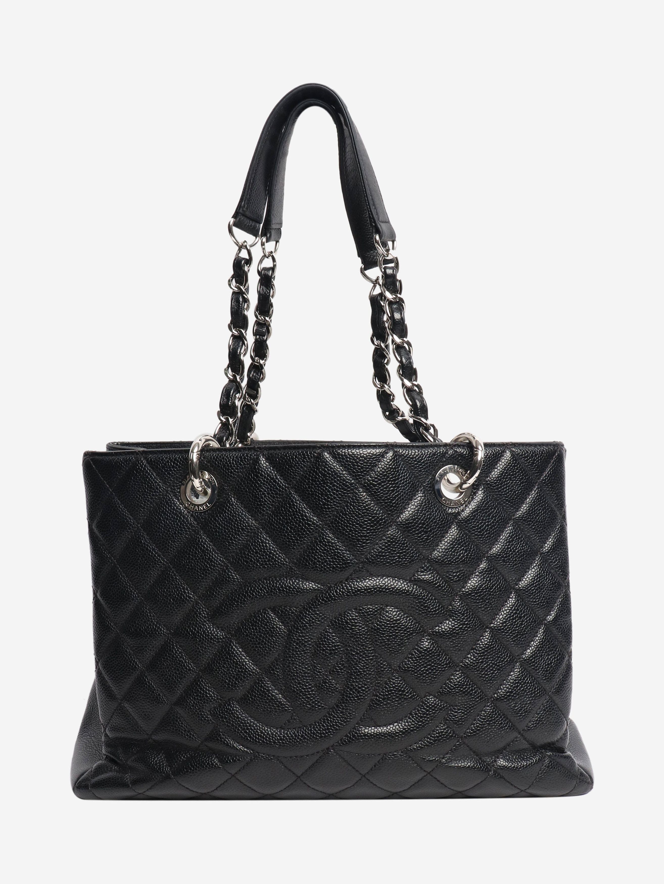 Chanel Black 2014 Caviar Grand shopping tote bag Size ONE SIZE - 1 Thumbnail