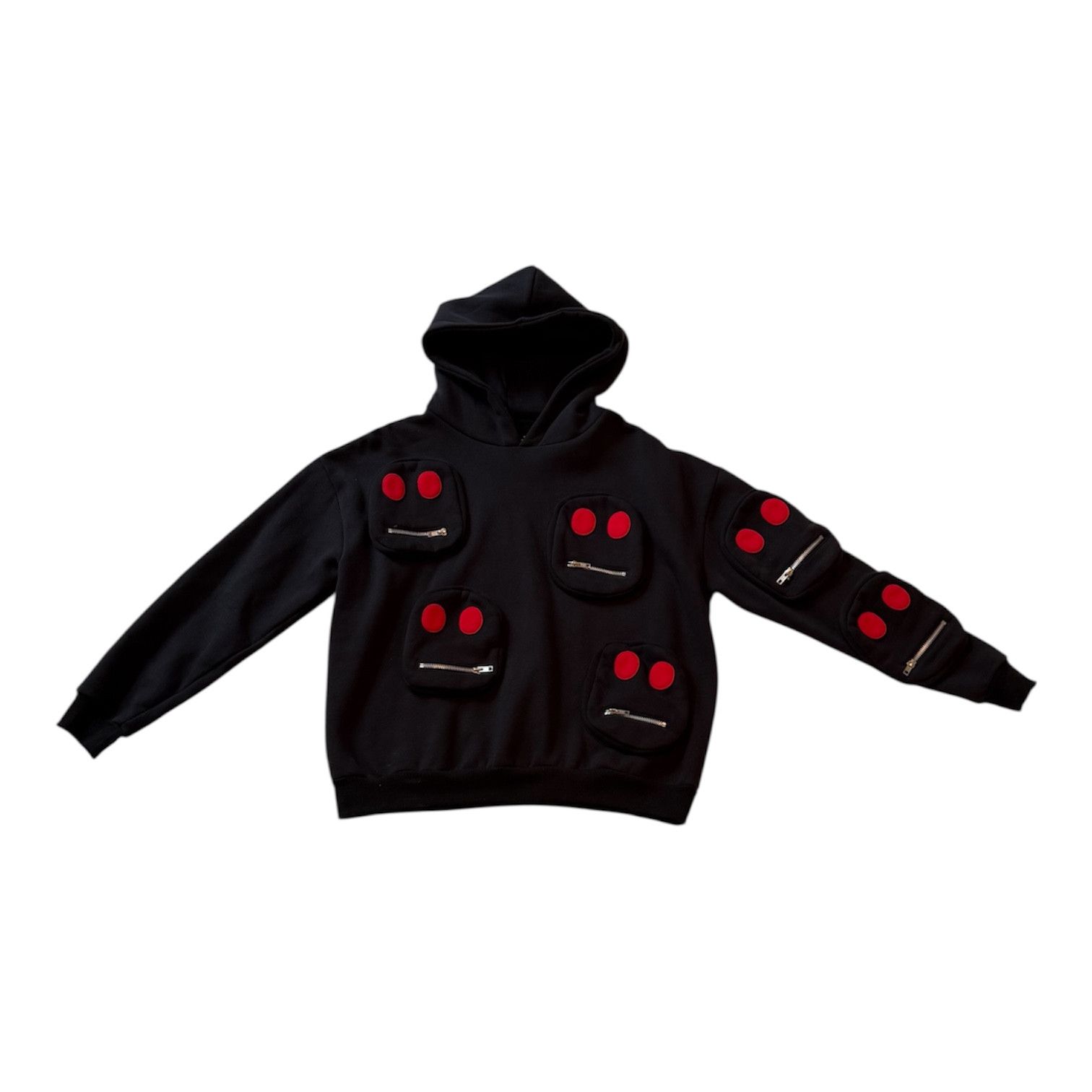 Other Syckli Edward Skeletrix Black Multi Faced Hoodie Medium Size US M / EU 48-50 / 2 - 1 Thumbnail