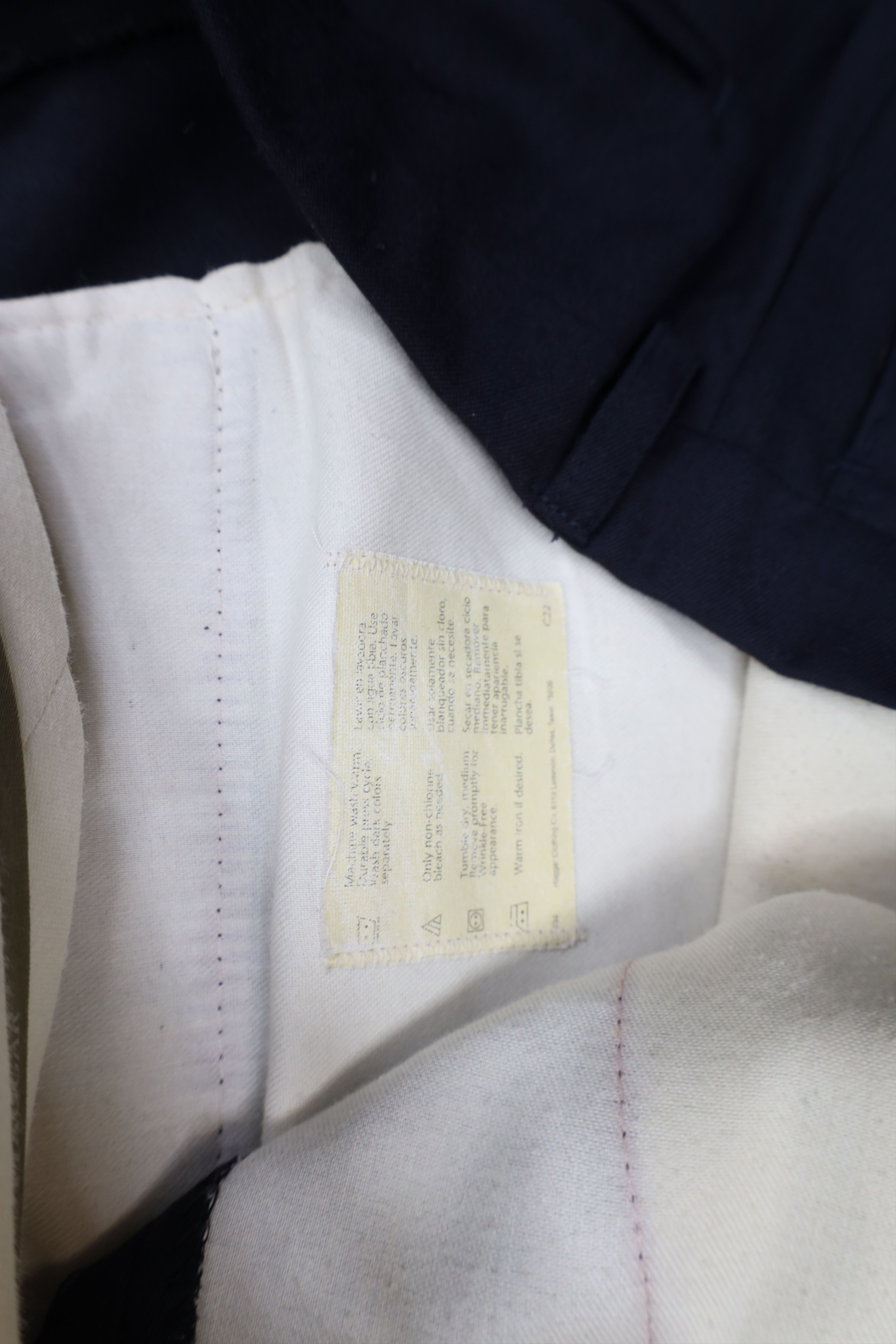 Vintage Vintage 90s Streetwear Wool Blend Knit Wide Leg Chino Pants Size US 36 / EU 52 - 9 Thumbnail