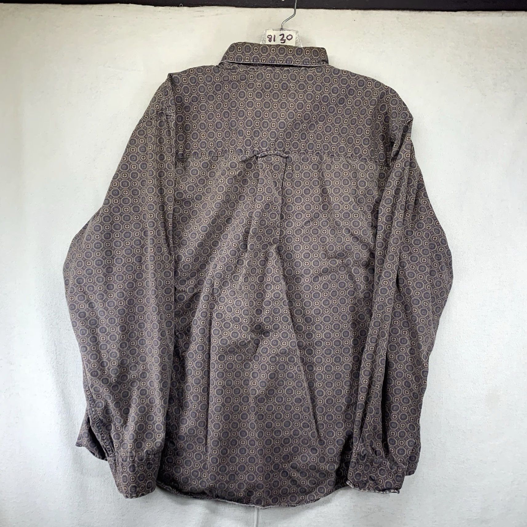 Vintage VINTAGE Cotton Brothers Men's Button-Up Shirt Long Sleeve Casual Western 80s 90s Earth Tones Size US L / EU 52-54 / 3 - 2 Thumbnail