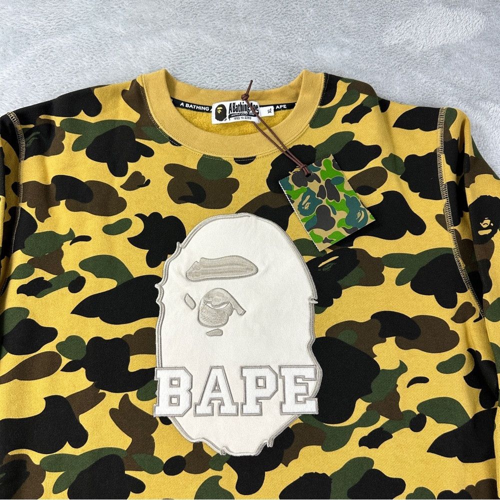 Bape 1st Camo Ape Head Crewneck Size US XL / EU 56 / 4 - 3 Thumbnail