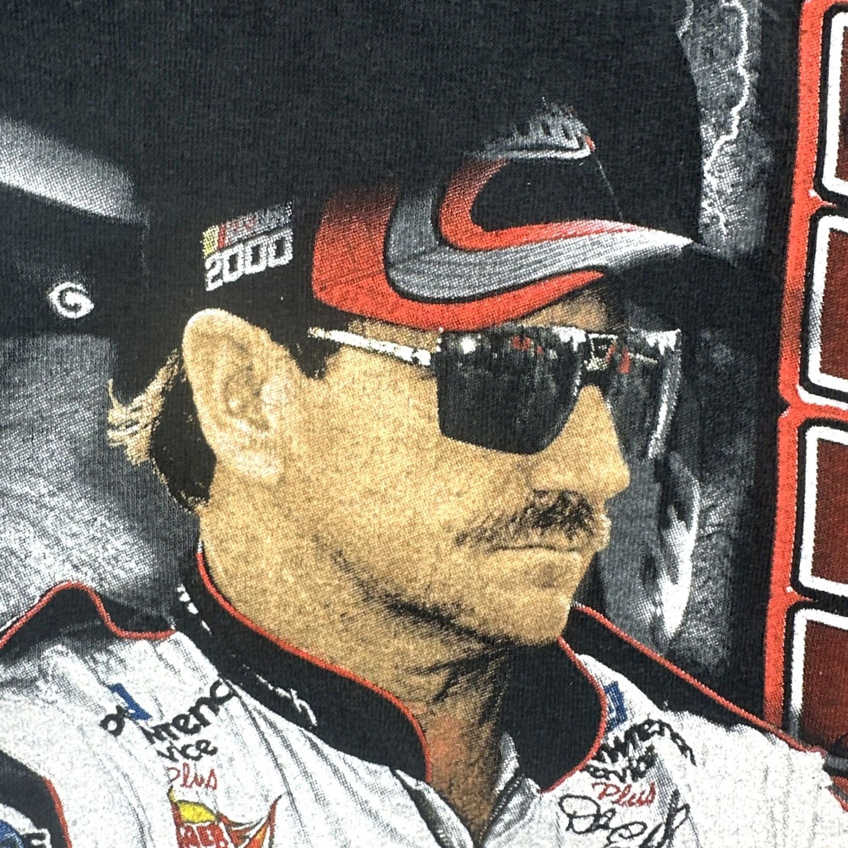 Chase Authentics VINTAGE Chase Authentics Mens XXL Black Shirt Dale Earnhardt 3 AOP Graphic Print Tee Size US XXL / EU 58 / 5 - 7 Thumbnail