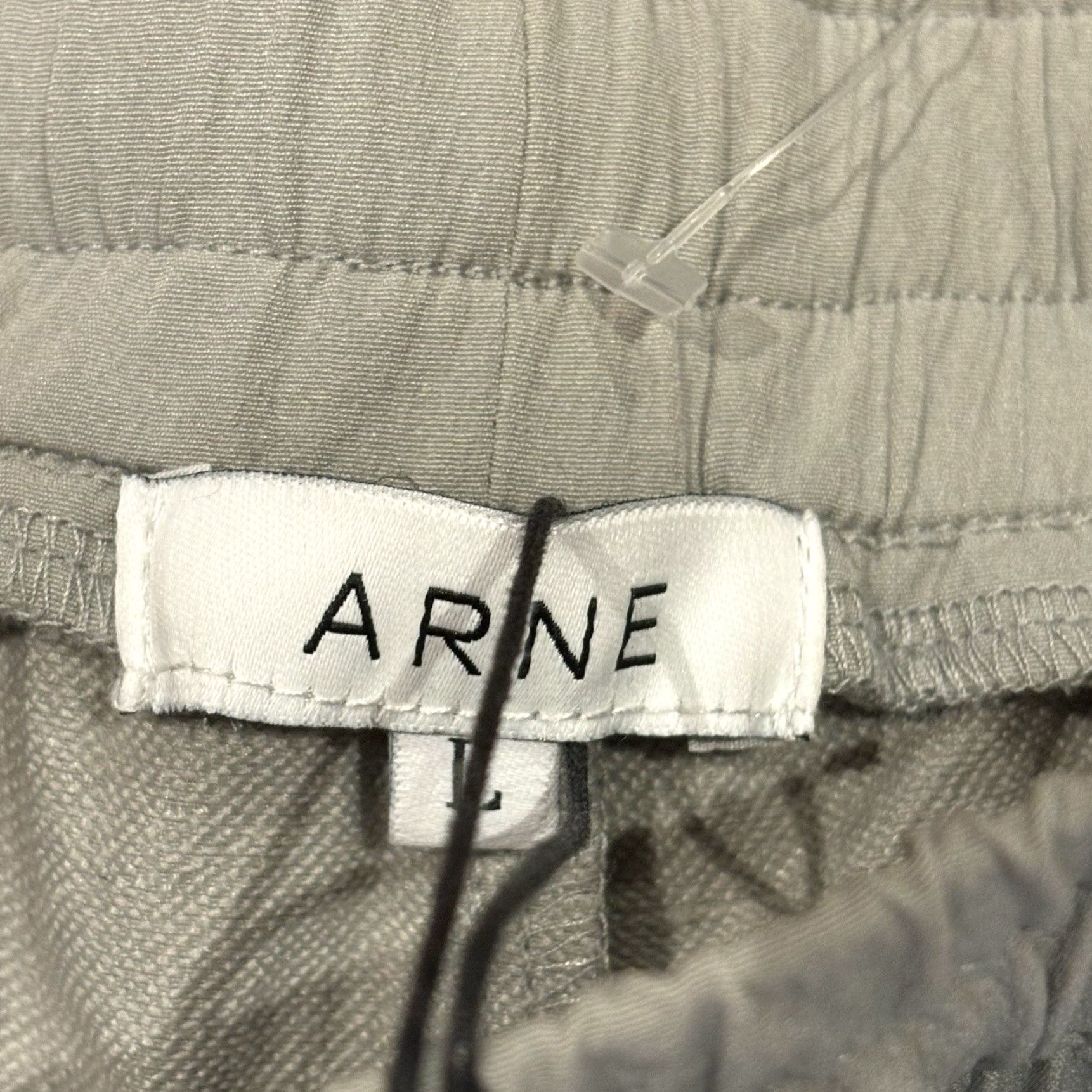 Vintage Arne Luxe Stone Gray Women’s Size Large Straight Leg Trousers New With Tags Size 36" / US 14 / IT 50 - 6 Thumbnail