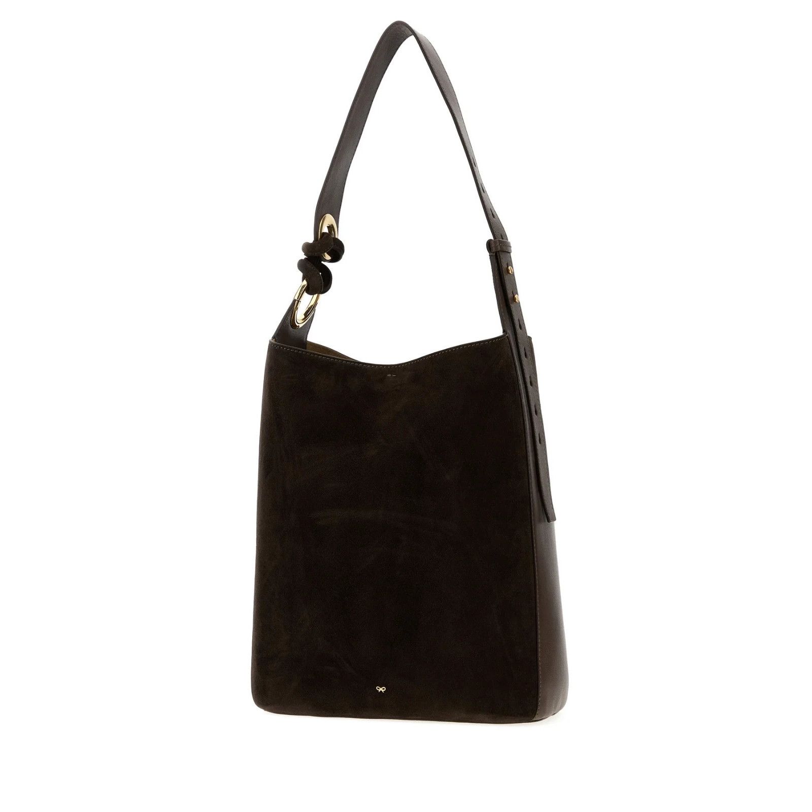 Anya Hindmarch ANYA HINDMARCH Ringo Truffle Suede Bucket Bag New & Authenti Size ONE SIZE - 2 Thumbnail