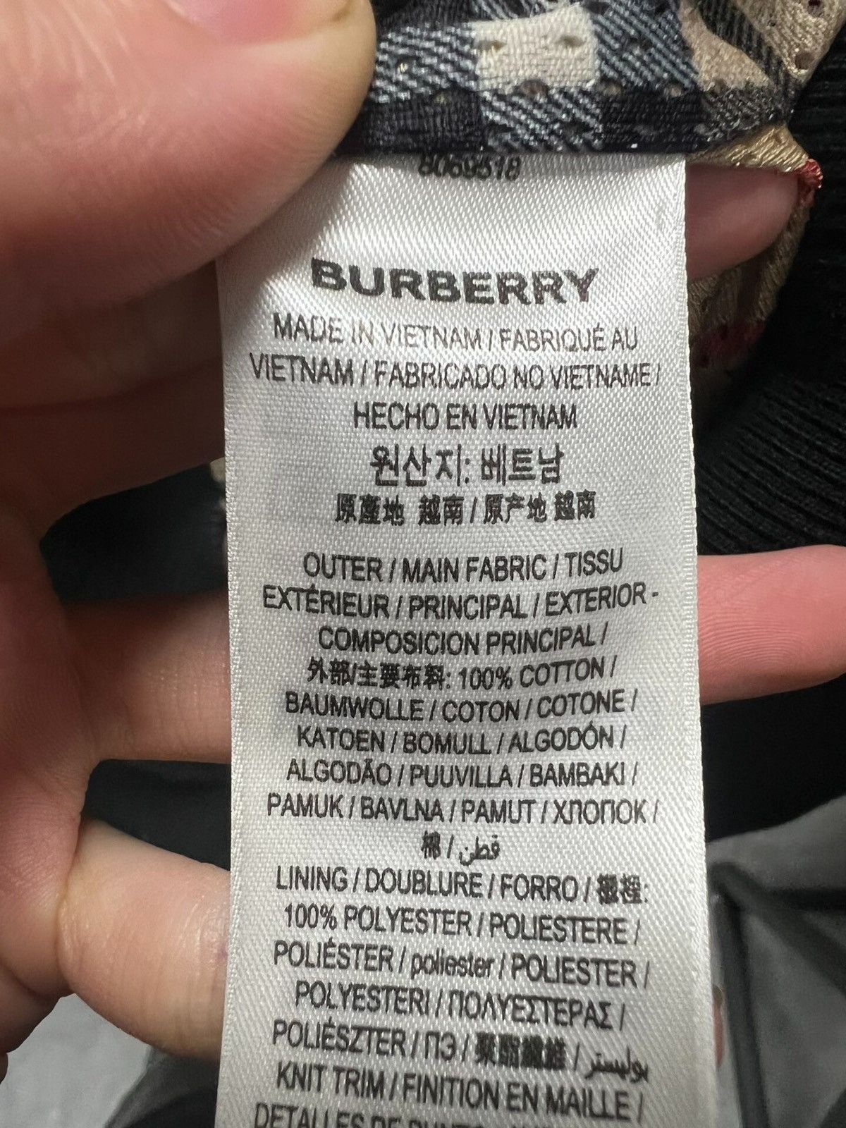 Burberry Burberry Cotton Blend Zip Hoodie Size US L / EU 52-54 / 3 - 4 Thumbnail