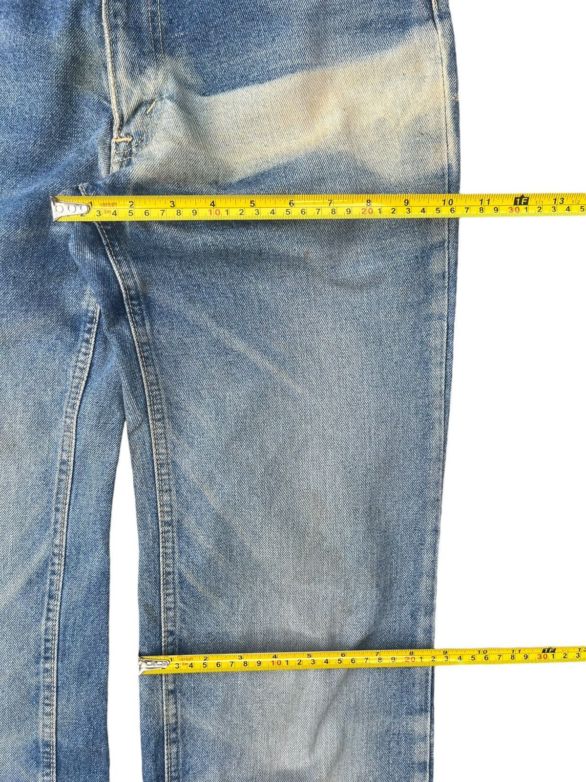 Japanese Brand Vintage Japanese Brand Blue Faded Washed Straight Cut Jeans Size US 28 / EU 44 - 13 Thumbnail