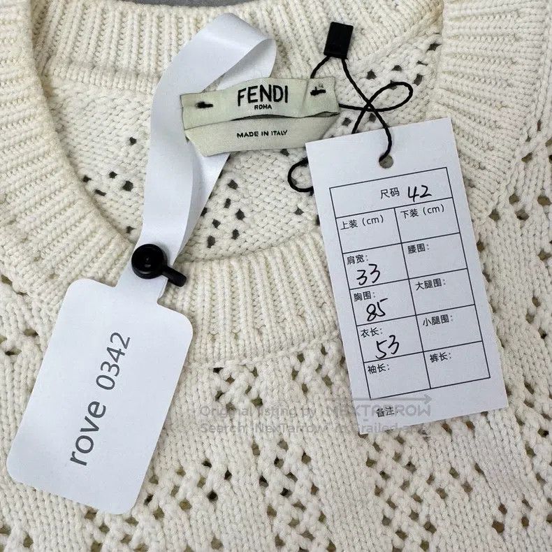 Other Fendi Monogram Full Print Knit Shirt Size S / US 4 / IT 40 - 2 Thumbnail