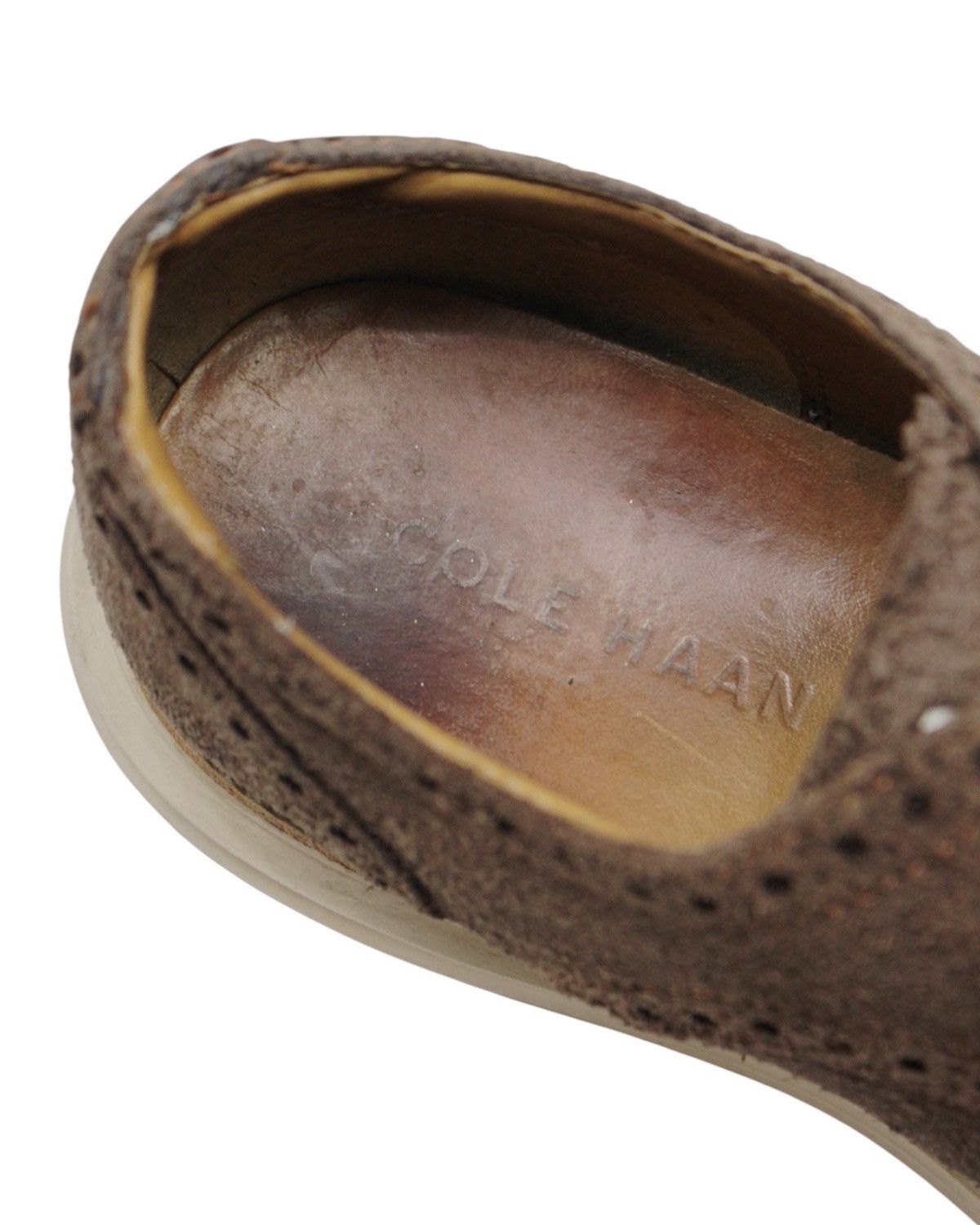 Cole Haan COLE HAAN ZEROGRAND WINGTIP SUEDE BROGUES Size US 7 / EU 40 - 9 Thumbnail