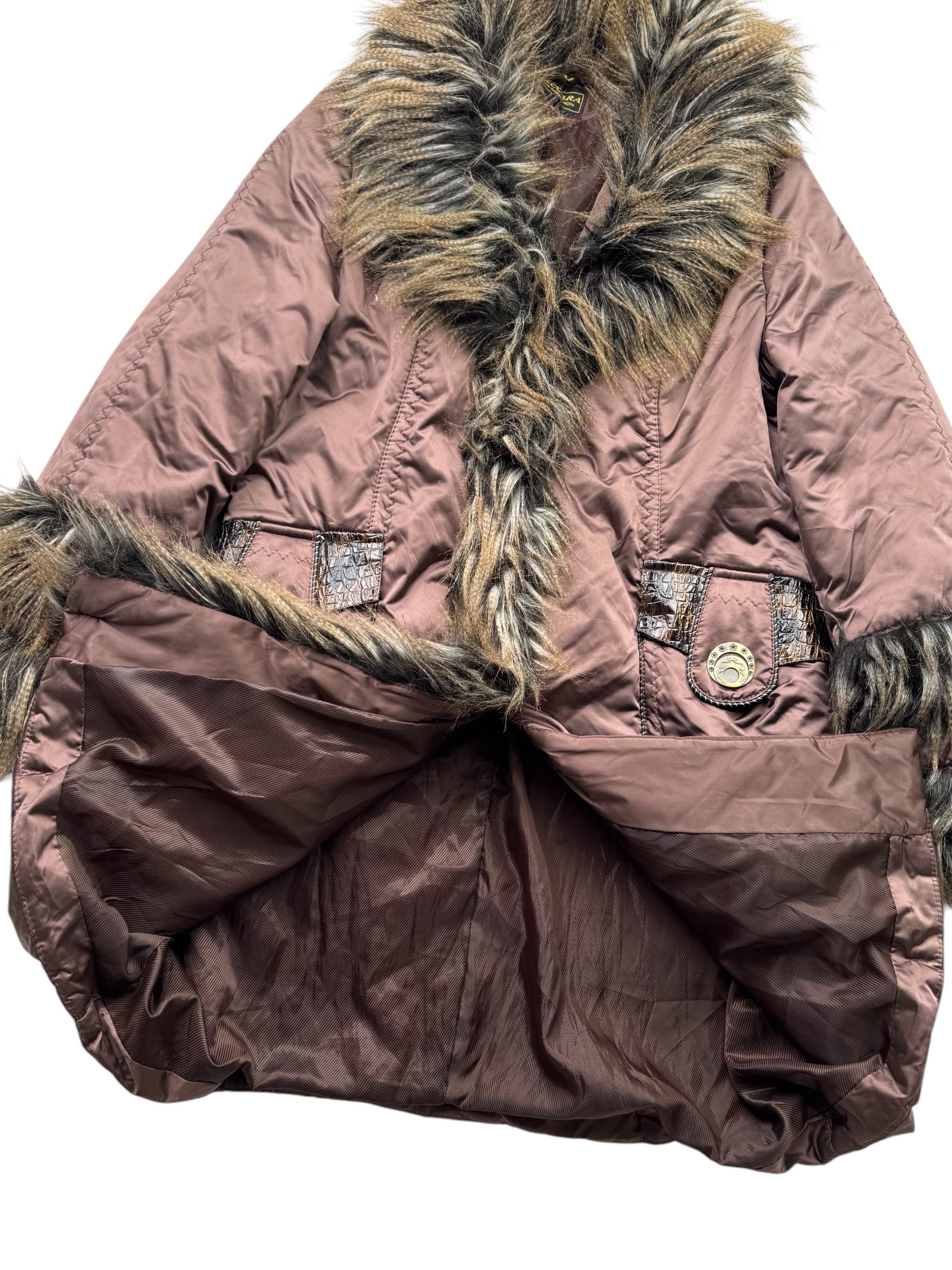 Vintage Vintage Jacket With Faux Fur Details W55(V9) Size M / US 6-8 / IT 42-44 - 3 Thumbnail