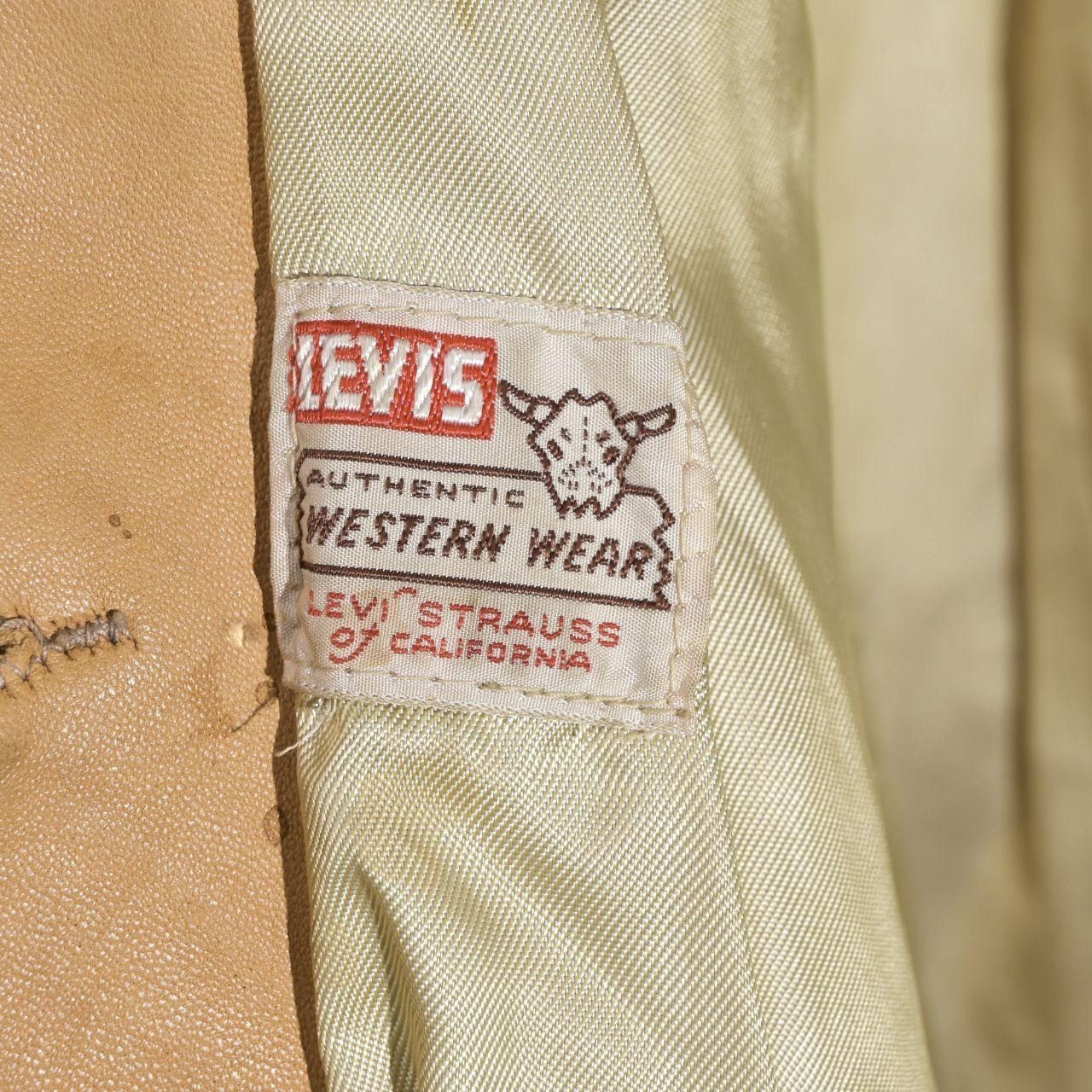 Levi's Vintage Levis Big E Shorthorn Buckskin Fringe Jacket Tan Lea Size US S / EU 44-46 / 1 - 6 Thumbnail