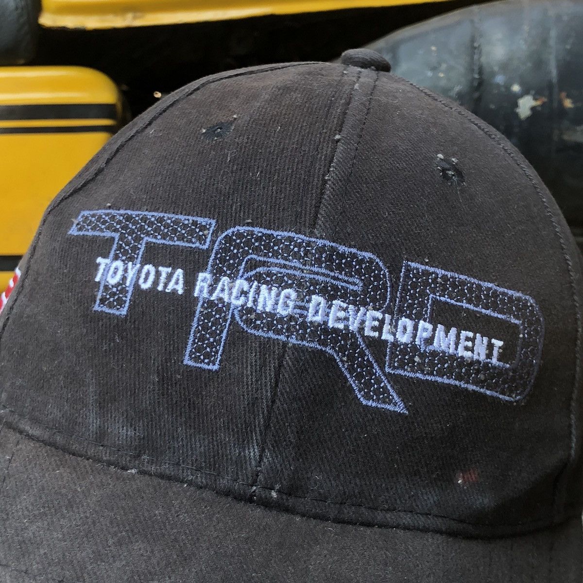 Japanese Brand Vintage Racing TRD Toyota Racing Development Sunfaded Hat Size ONE SIZE - 4 Thumbnail