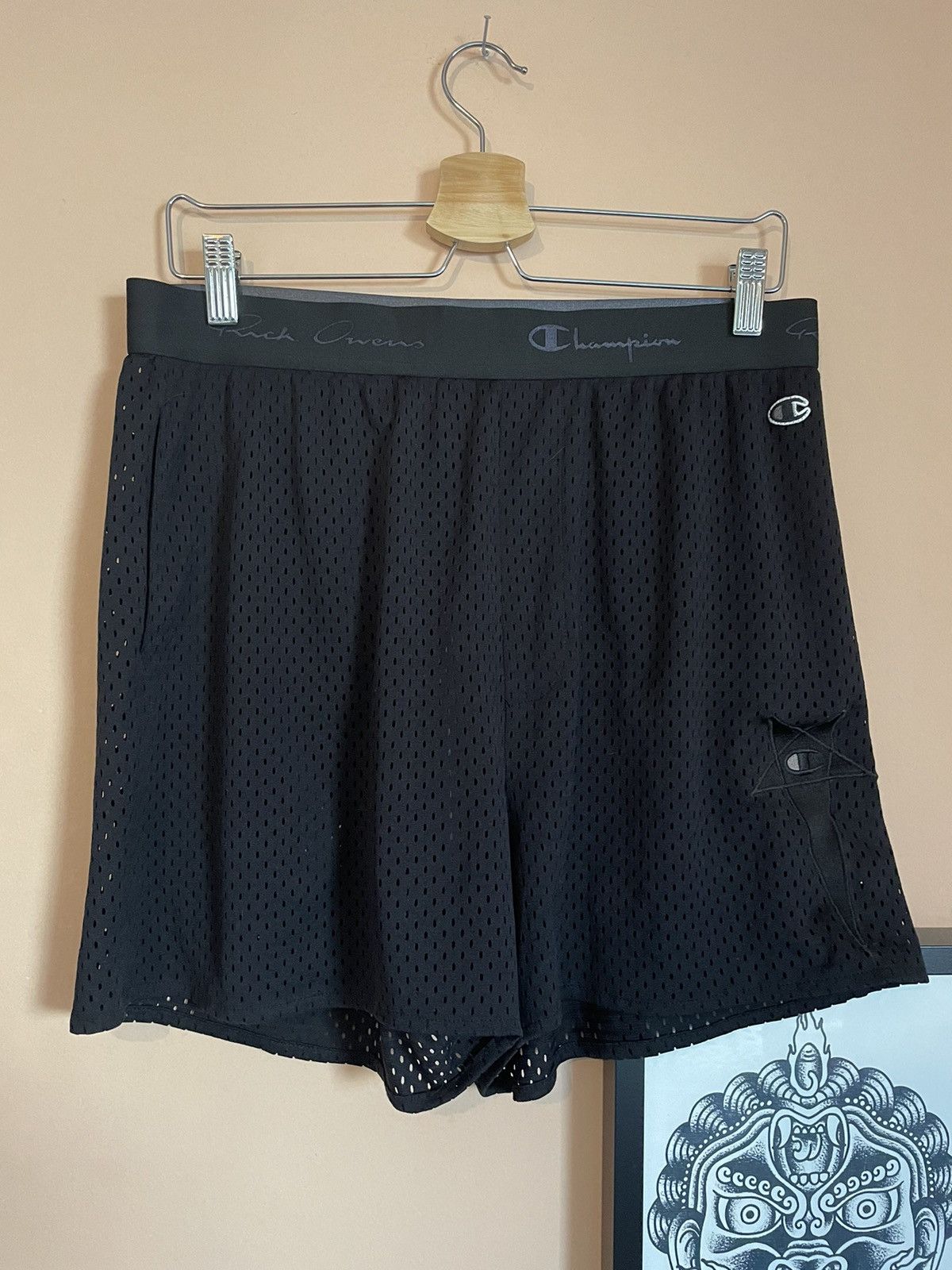 Champion × Rick Owens Rick Owens X Champion Basketball Mesh Shorts 1st collection Size US 32 / EU 48 - 5 Thumbnail