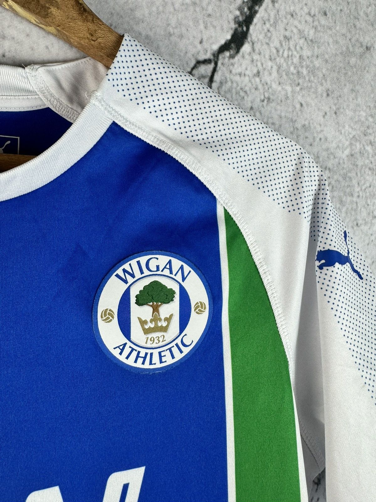 Puma Wigan Athletic home soccer football shirt Size US M / EU 48-50 / 2 - 4 Thumbnail