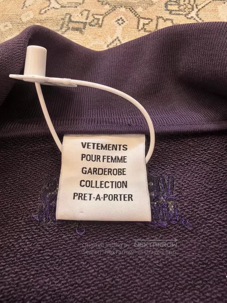 Vetements VETEMENTS Embroidered Purple Sanskrit Jacket Size US M / EU 48-50 / 2 - 5 Thumbnail