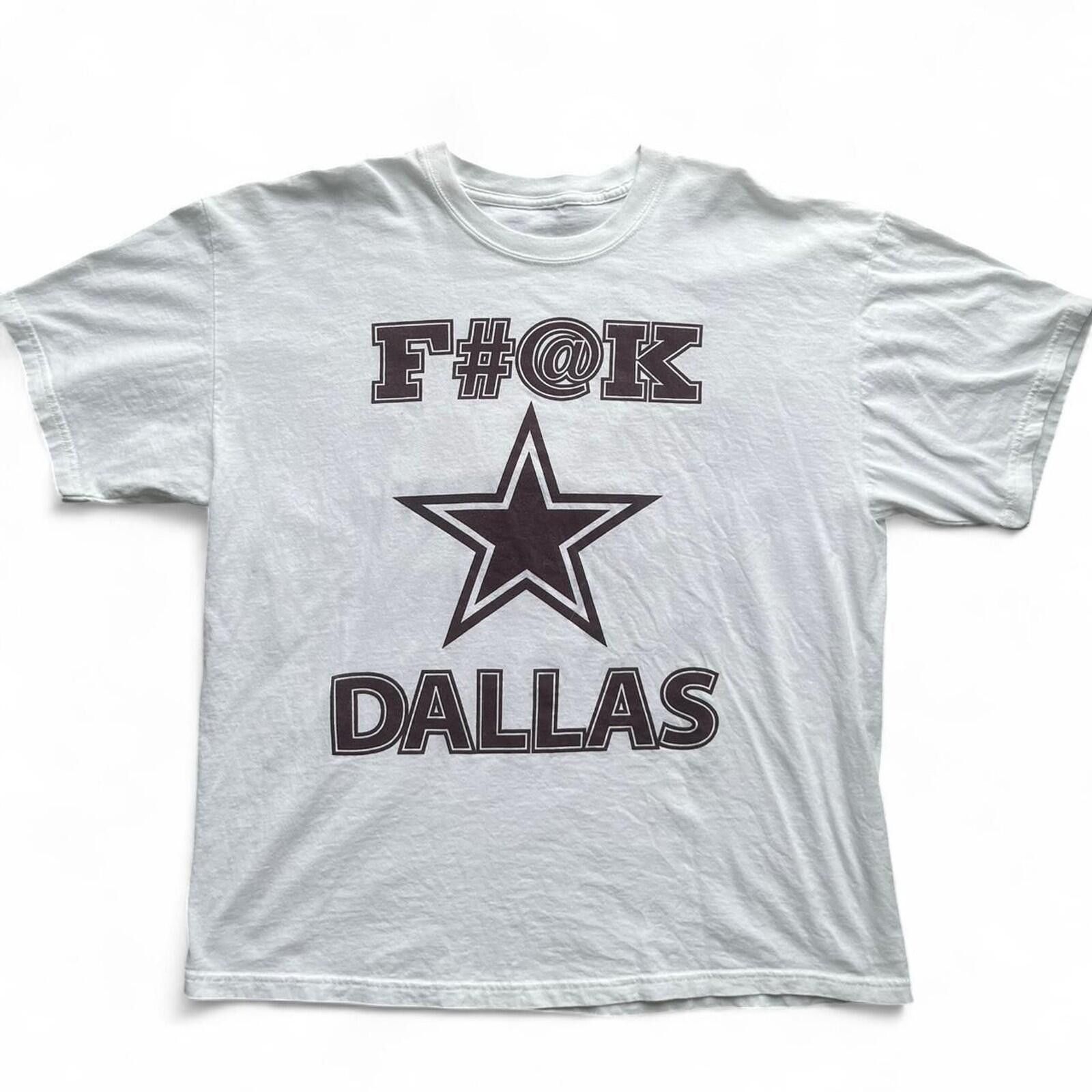 NFL Vintage NFL 'FU@K' Dallas Cowboys Graphic T-Shirt Size US XL / EU 56 / 4 - 1 Thumbnail