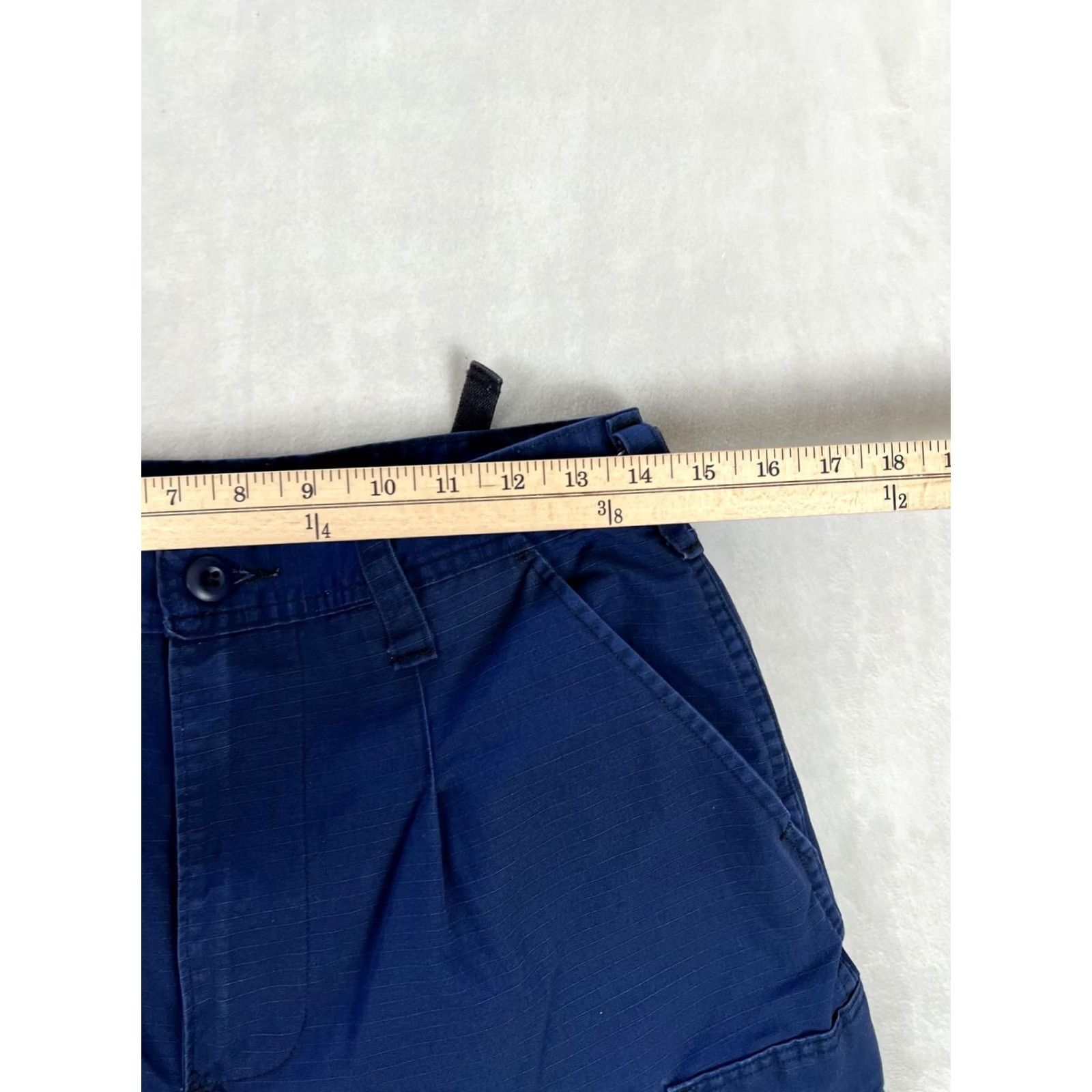 Vintage Excel Manufacturing Cargo Pants Mens Small Regular Blue ODU Workwear Uniform Pants Size US 29 - 3 Thumbnail