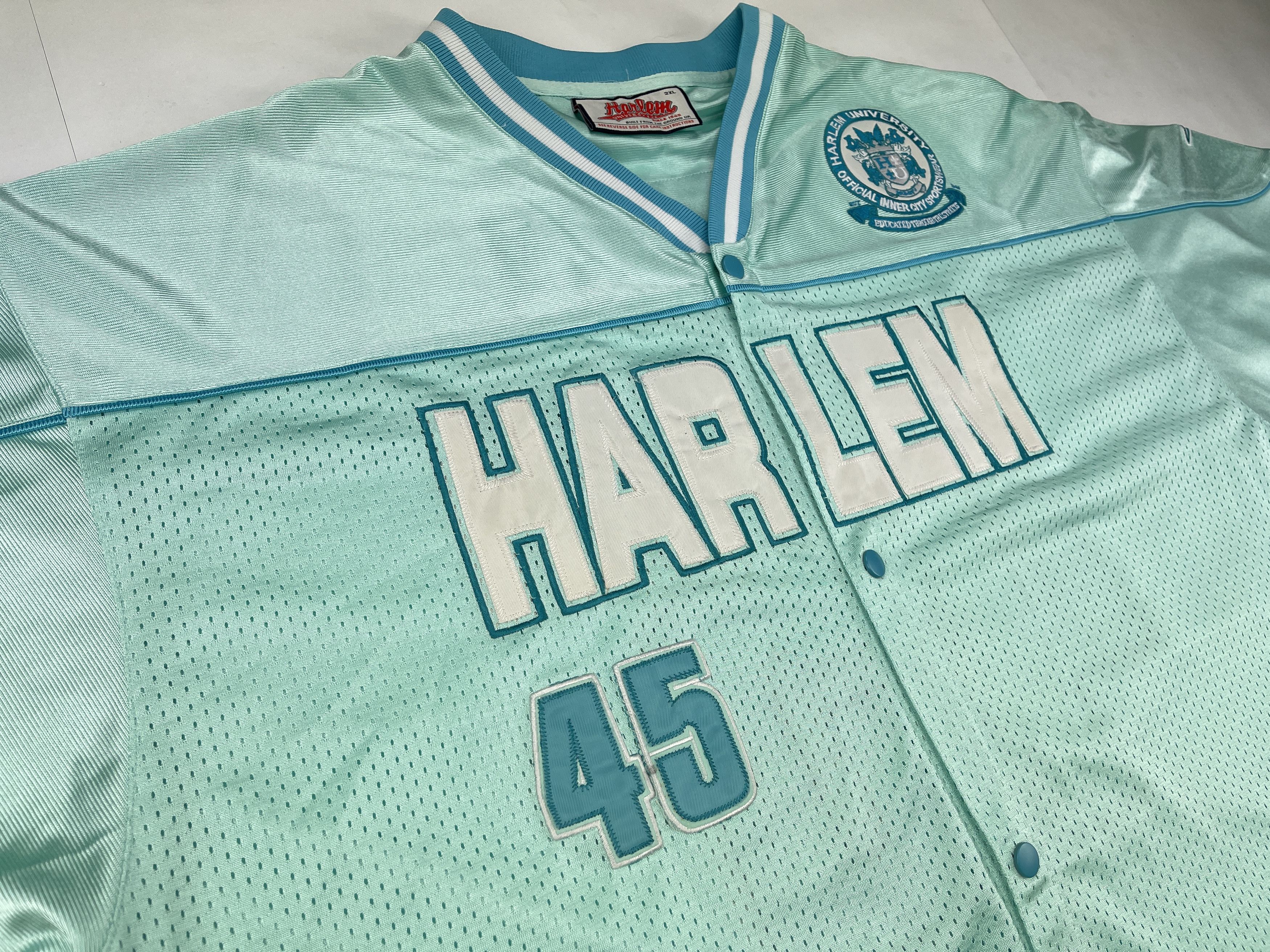 Vintage HARLEM University t-shirt, Lenox Ave, vintage New York XXL Size US XXL / EU 58 / 5 - 5 Thumbnail