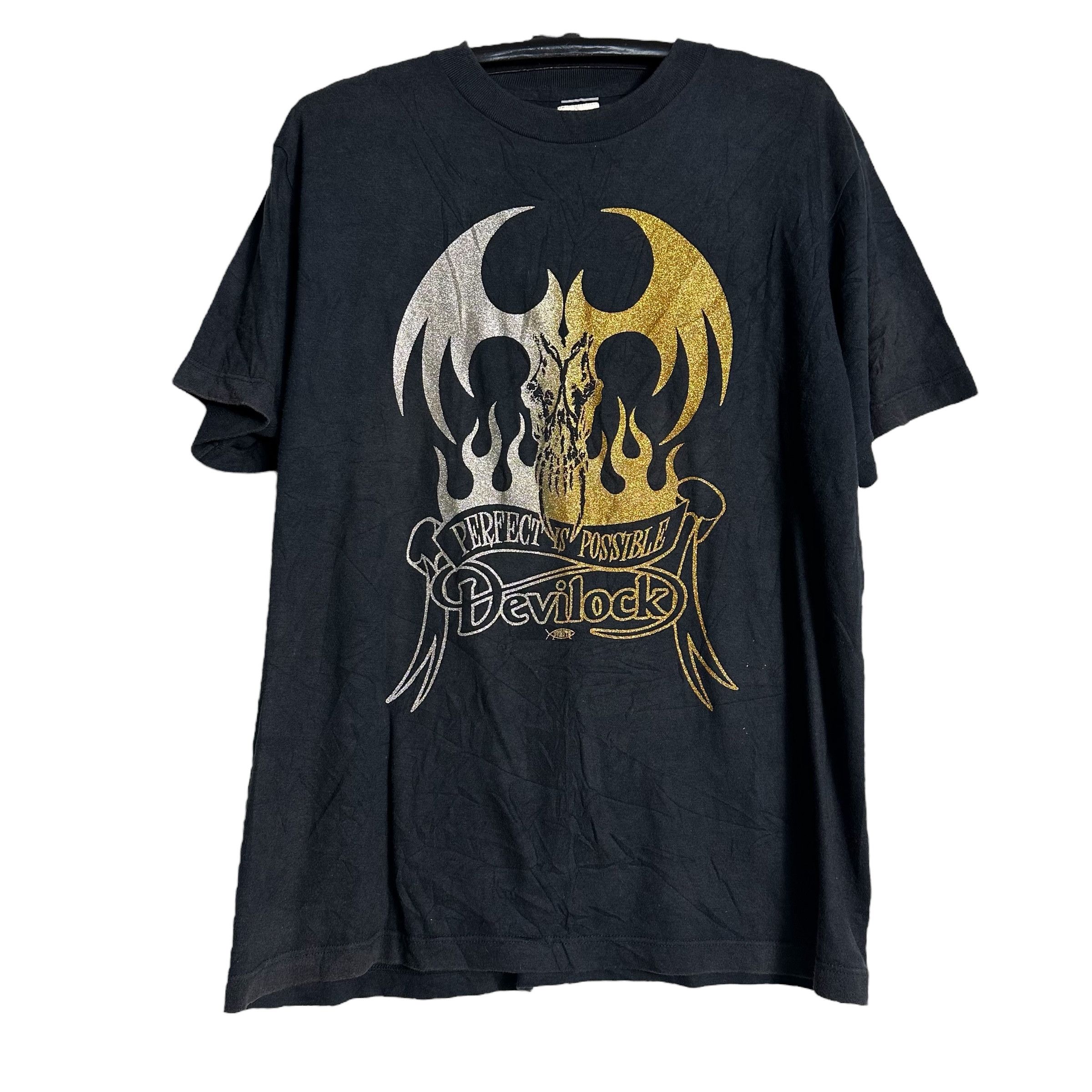 Devilock × Japanese Brand × Vintage 🔥RARE🔥Vintage Devilock Devilman Skull Japanese Brand Shirt Size US L / EU 52-54 / 3 - 1 Thumbnail