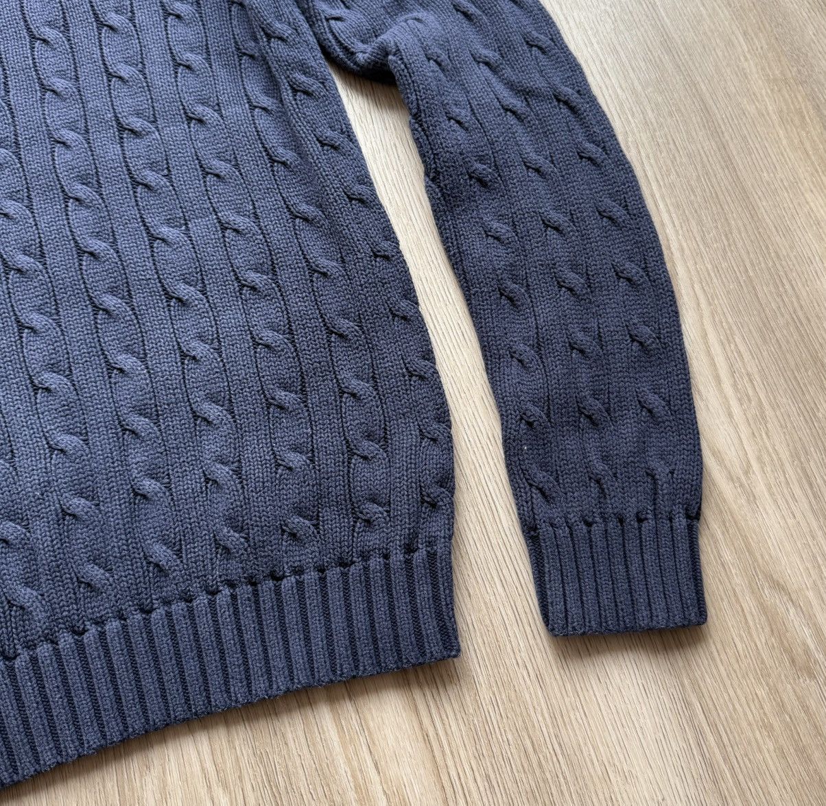 Ralph Lauren Vintage Polo Ralph Lauren Knit Cable Cotton Sweater Size L / US 10 / IT 46 - 11 Thumbnail